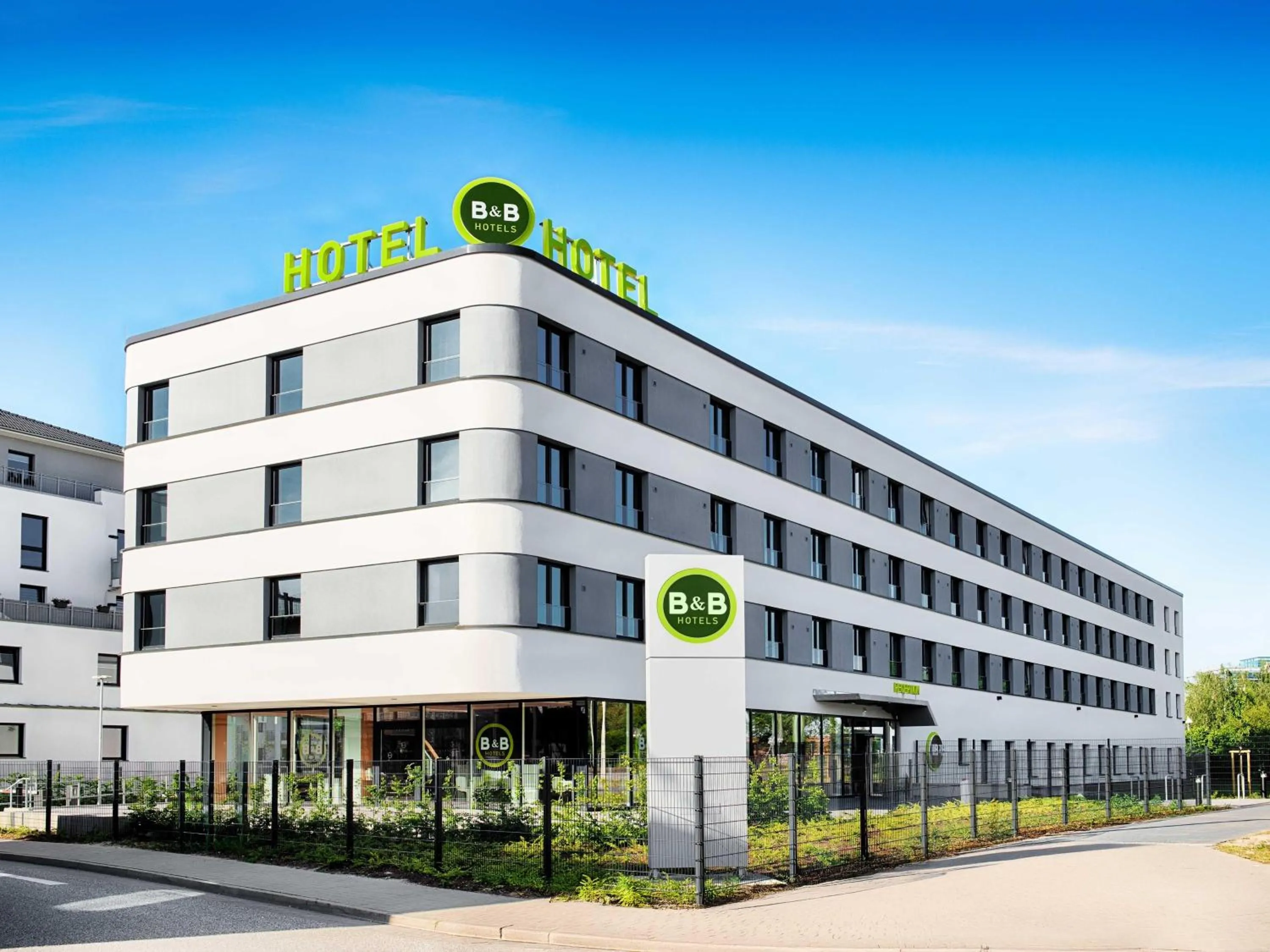 Property building in B&B Hotel Rostock-Hafen