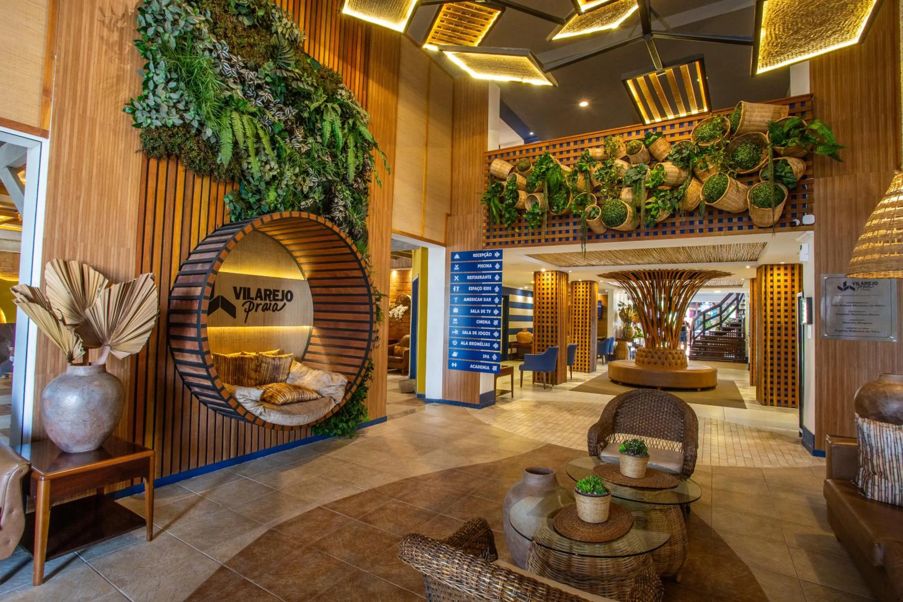 Lobby or reception in Hotel Vilarejo Praia All Inclusive