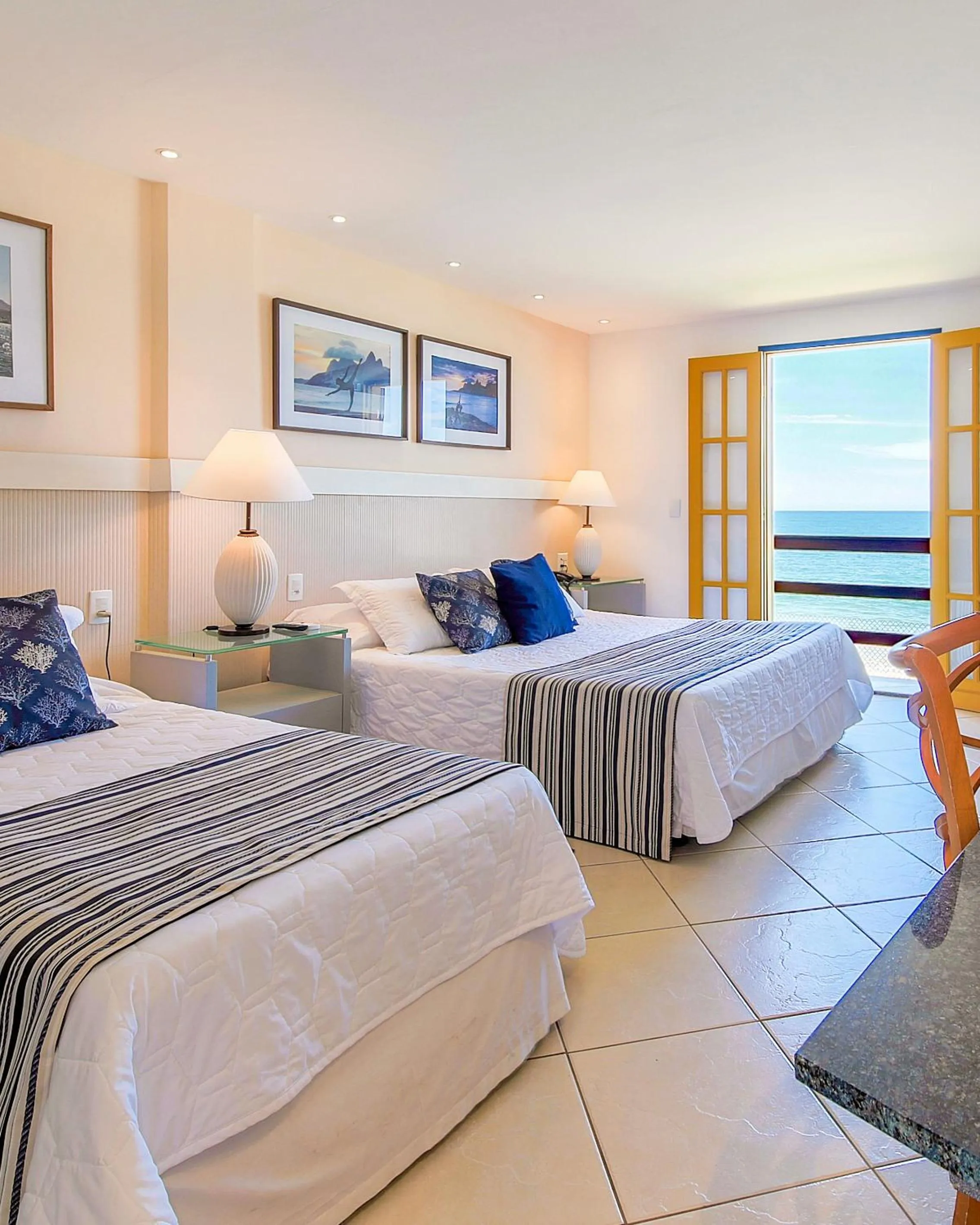 Bed in Hotel Vilarejo Praia All Inclusive