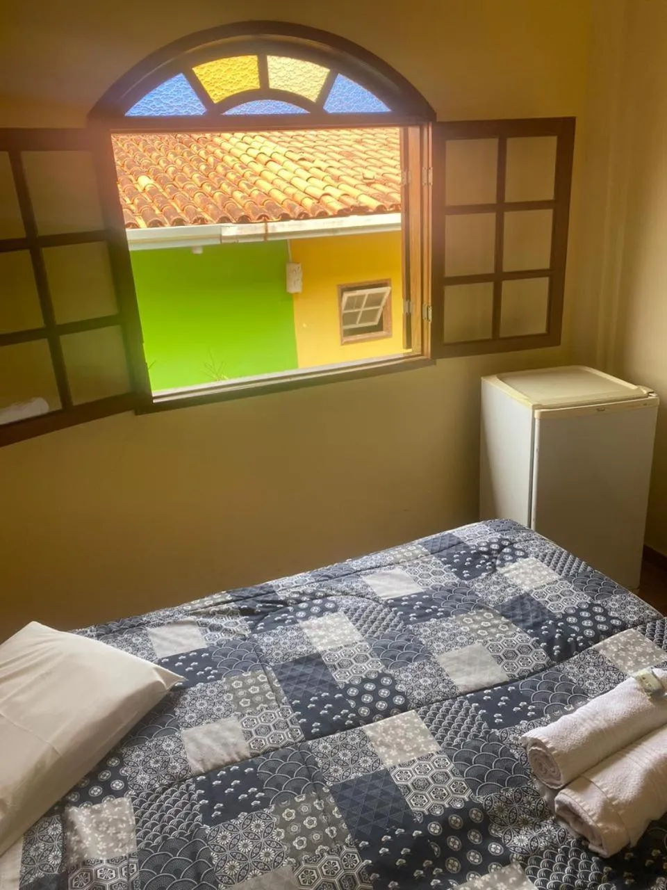 Bed in Pousada Aconchego de Minas