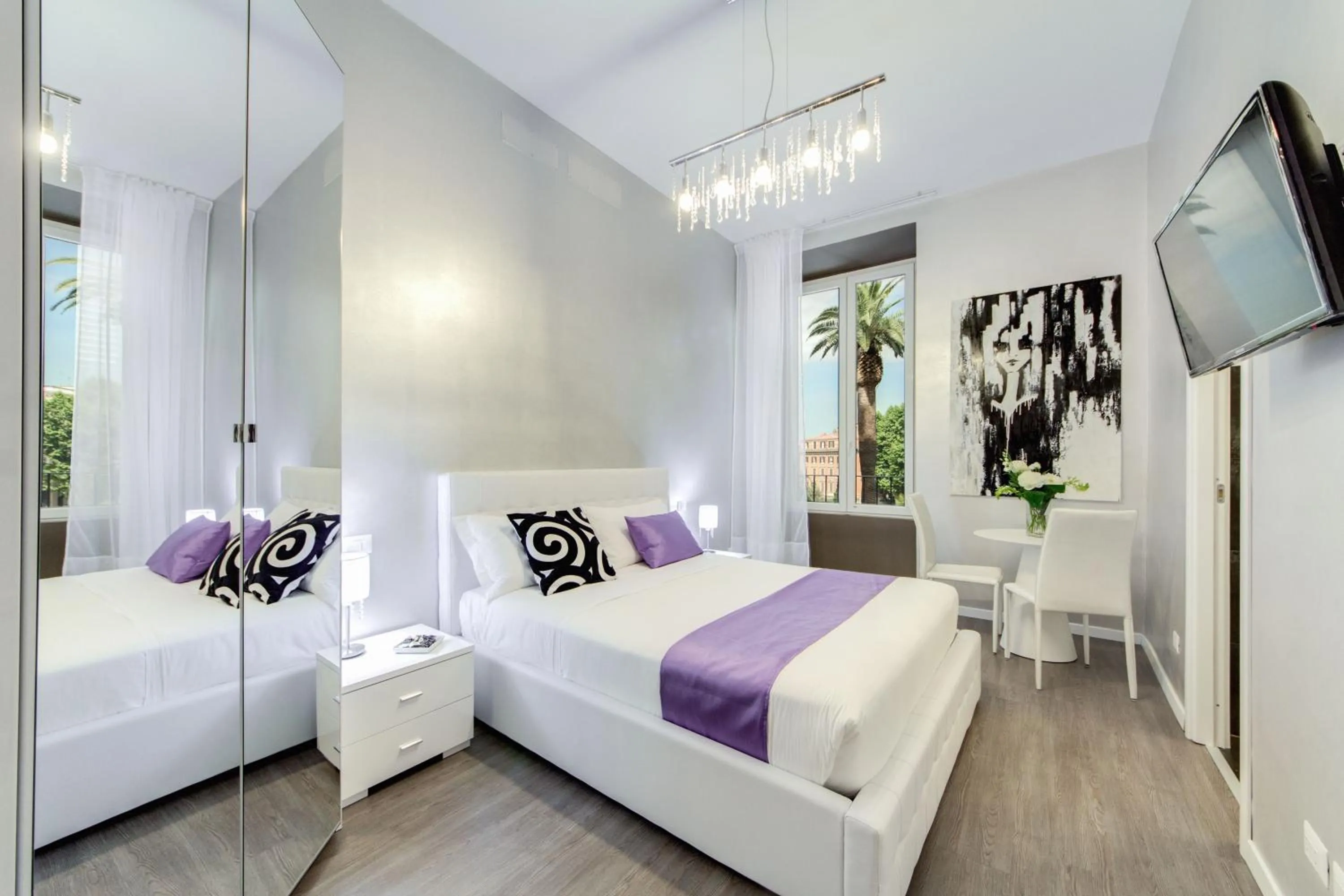 Photo of the whole room, Bed in B&B Colosseo Panoramic Rooms