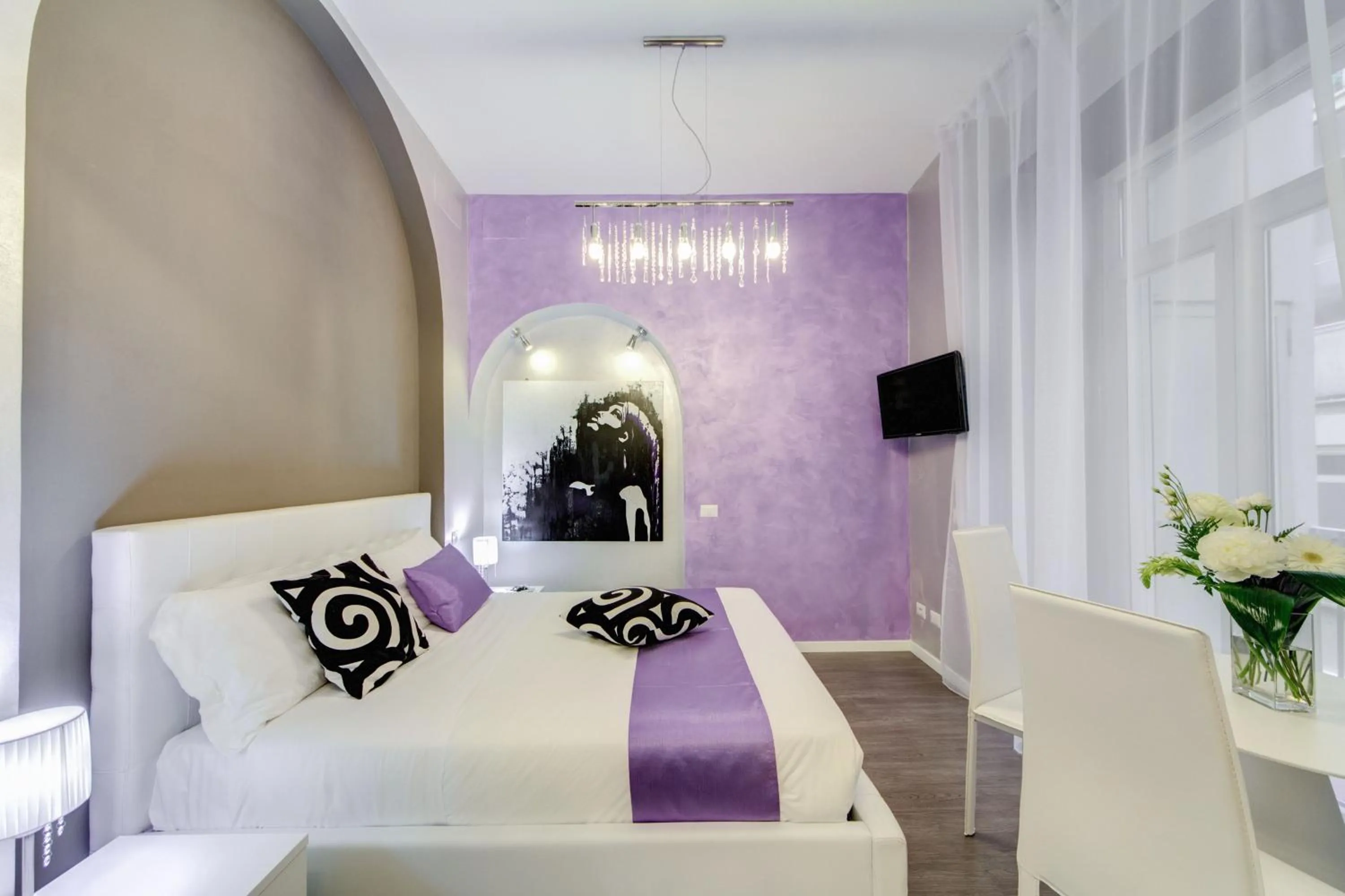 Photo of the whole room, Bed in B&B Colosseo Panoramic Rooms