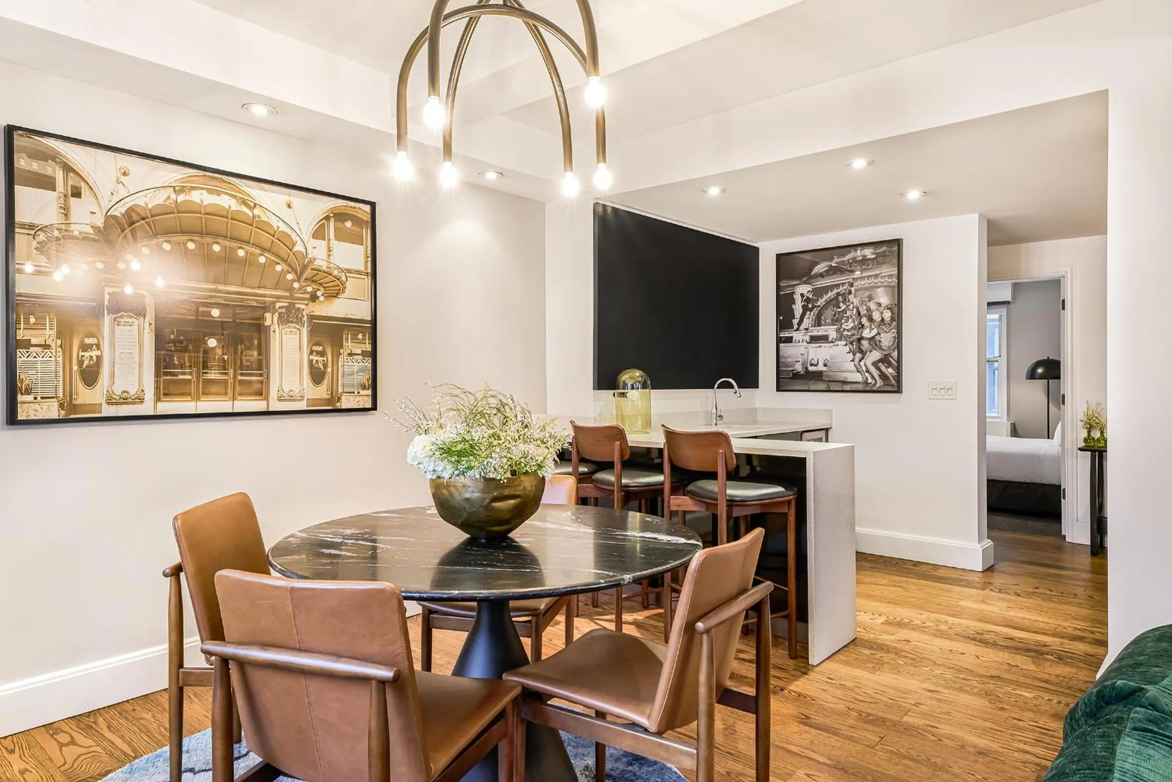 Living room in Paramount Times Square - A Generator Hotel