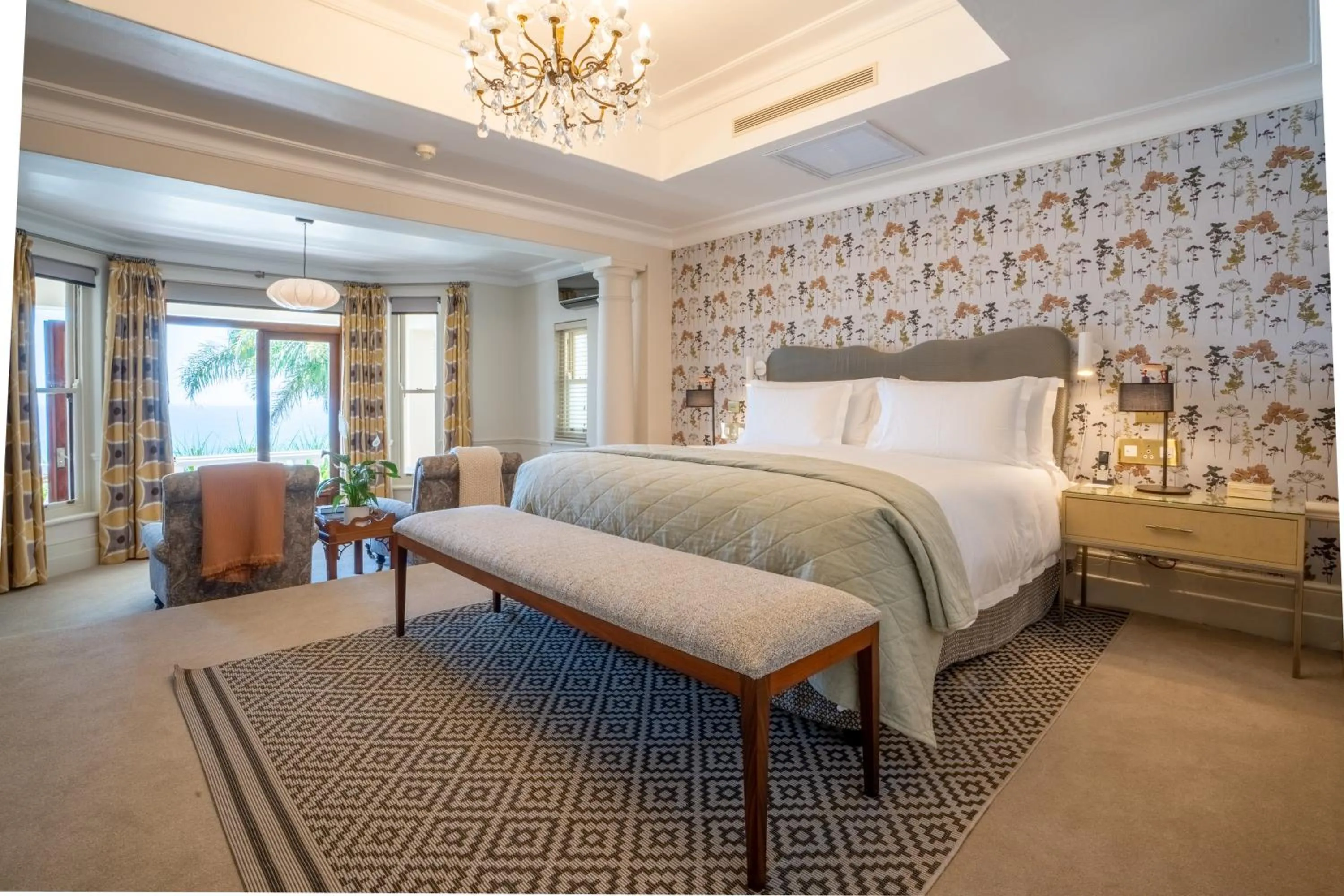 Bedroom, Bed in Ellerman House