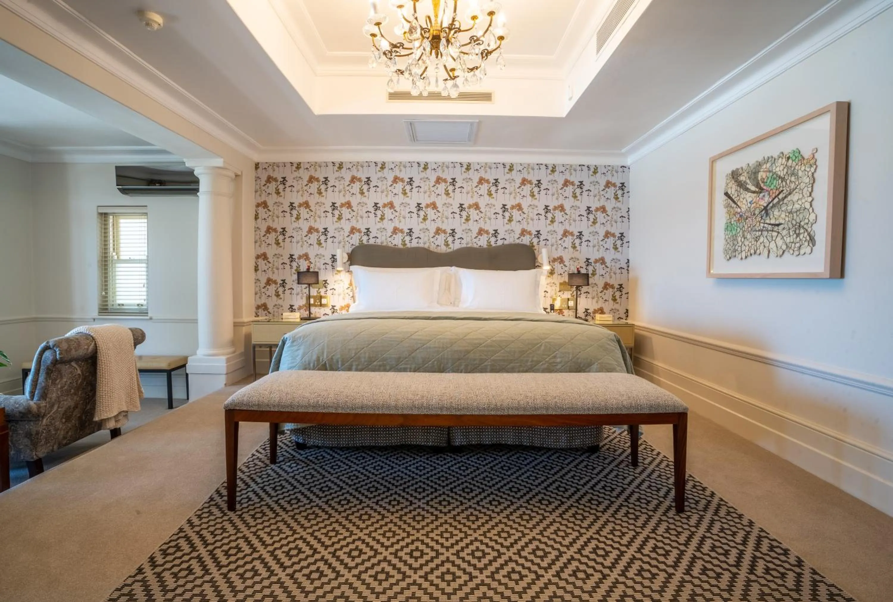 Bedroom, Bed in Ellerman House