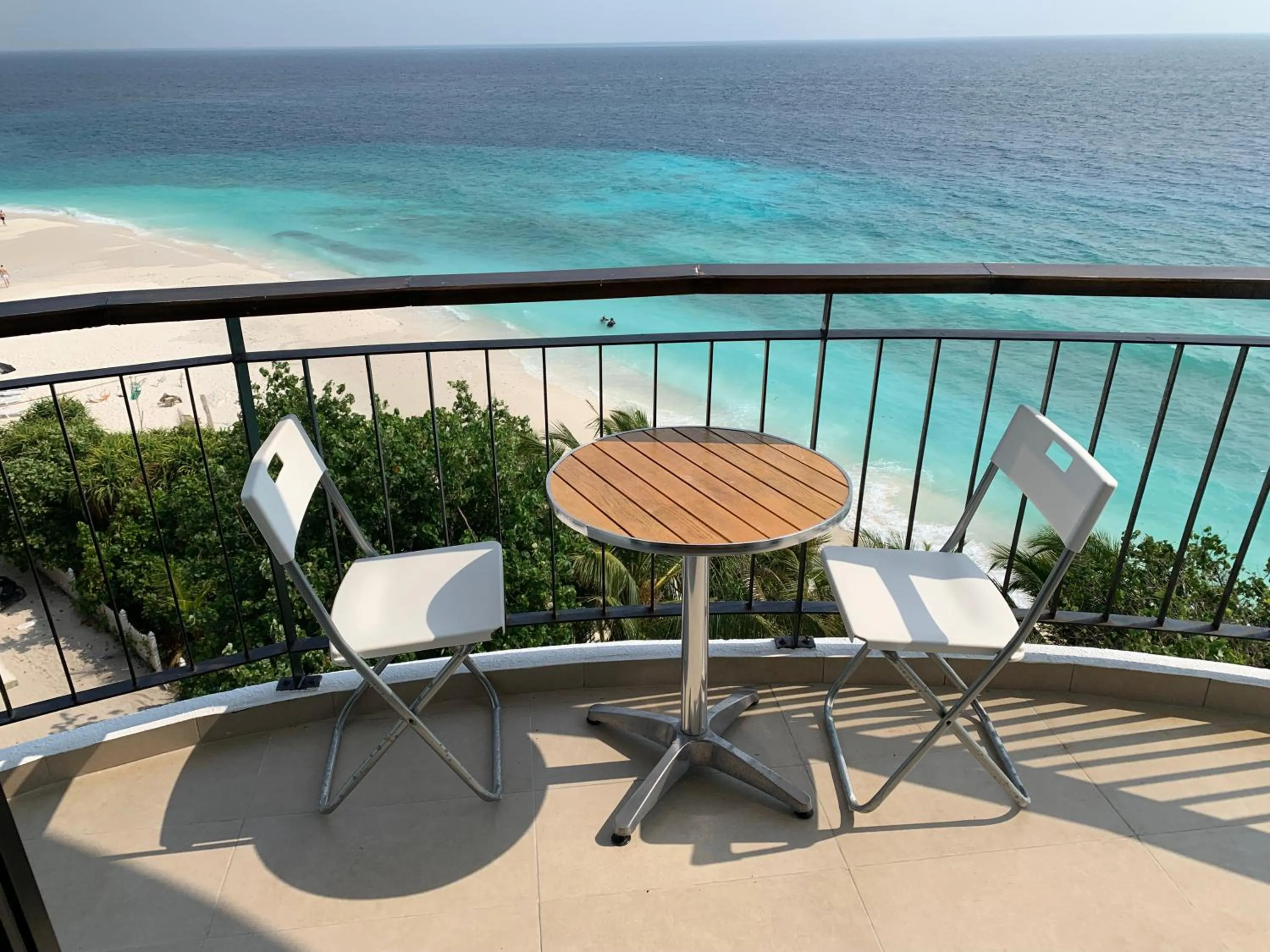 Balcony/Terrace in Ranthari Hotel and Spa Ukulhas Maldives