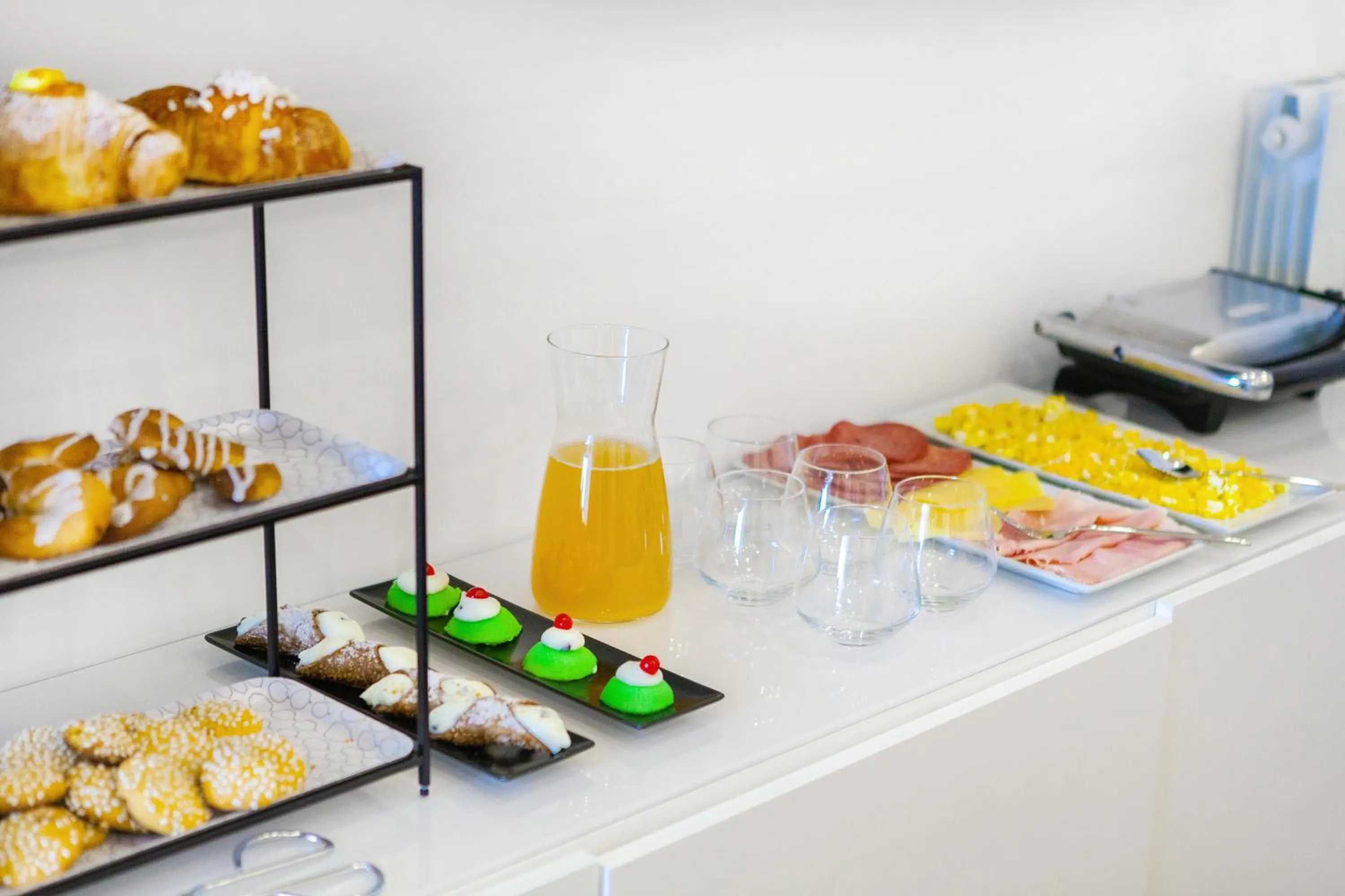 Food close-up in Lighea aqua suites and breakfast