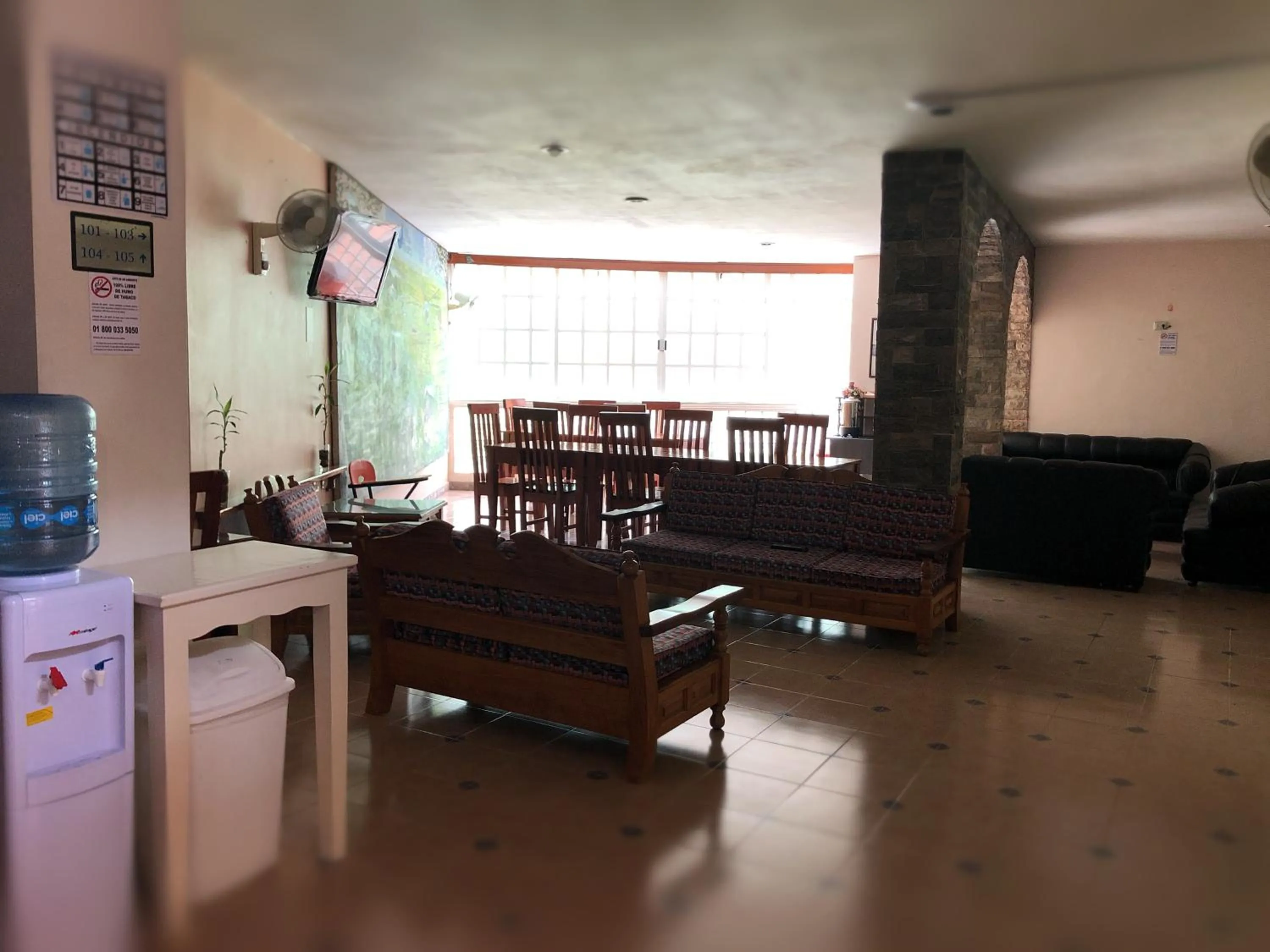 Lobby or reception in Hotel Paraiso Huasteco