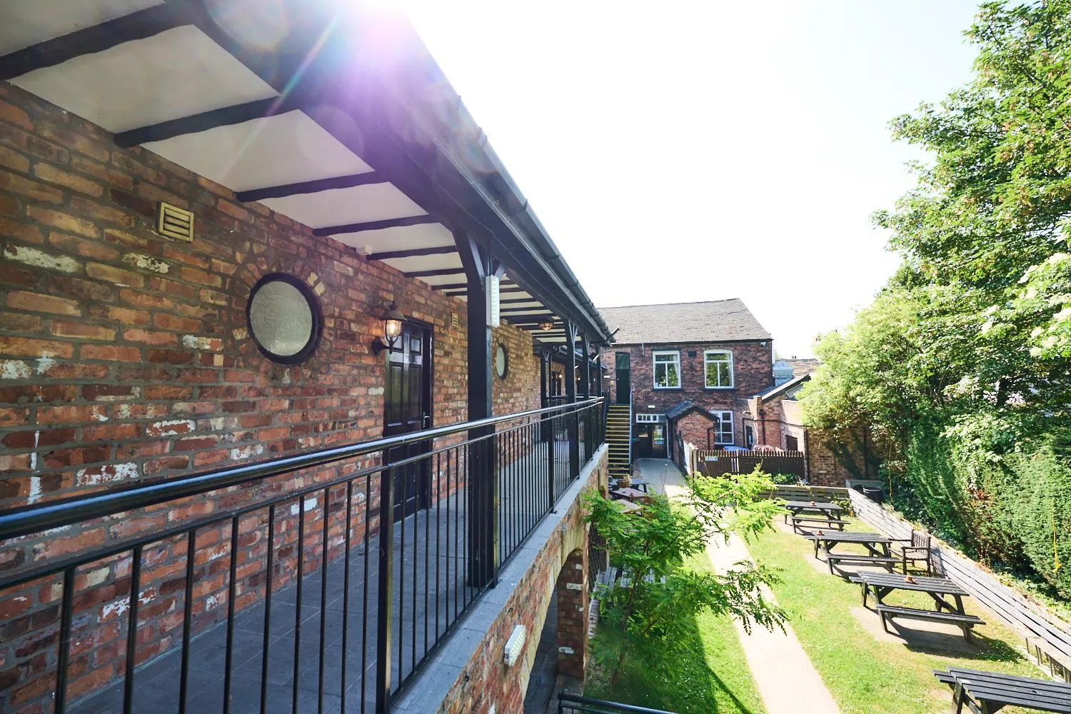 Garden in Red Lion, Wigan by Marston's Inns