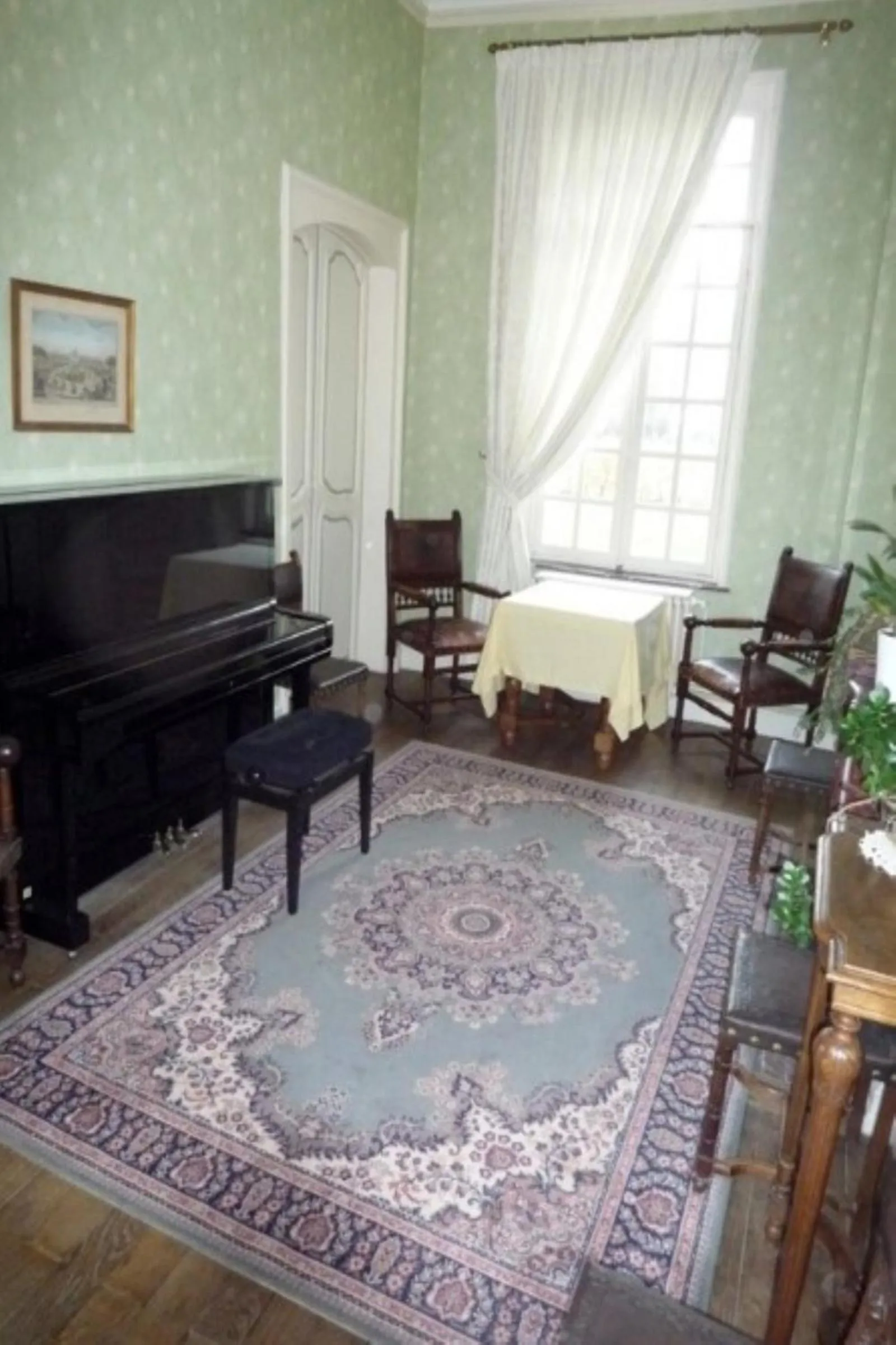 Living room in Château de Behen