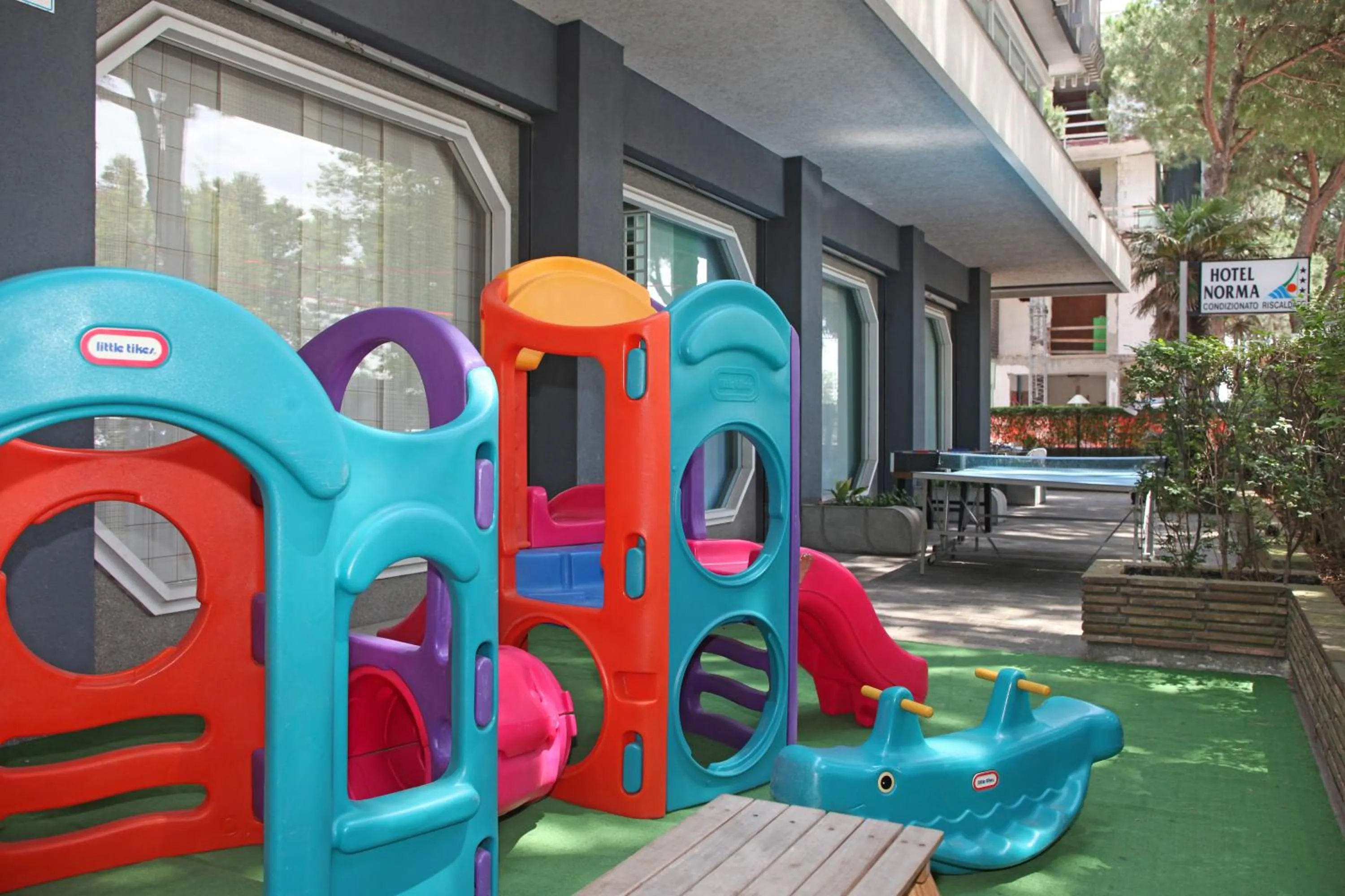 Children play ground in Hotel Norma