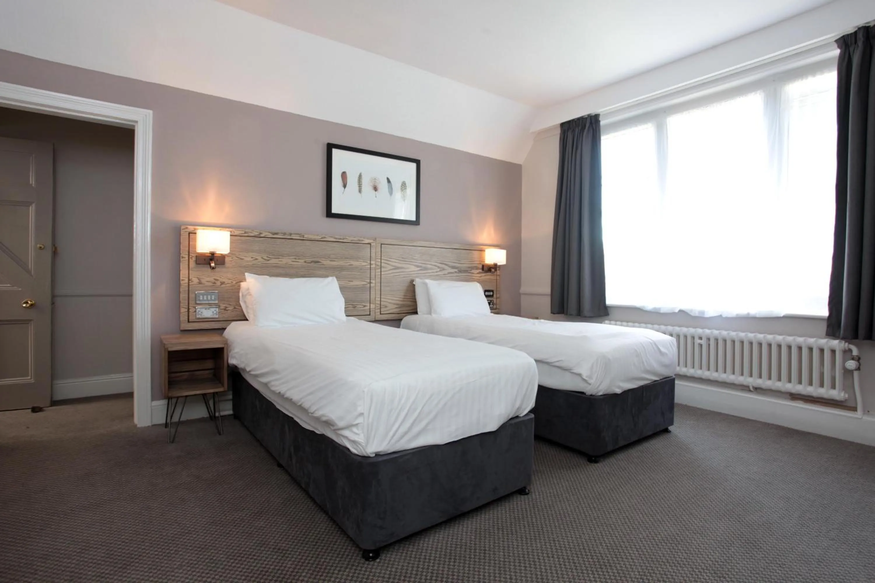 Bedroom, Bed in Bear Inn, Somerset by Marston's Inns