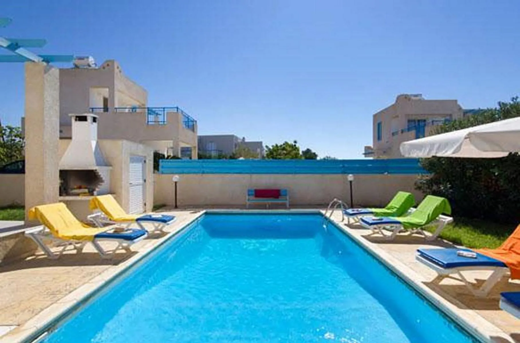 Swimming pool in Philippos Paphos villas - villa 3