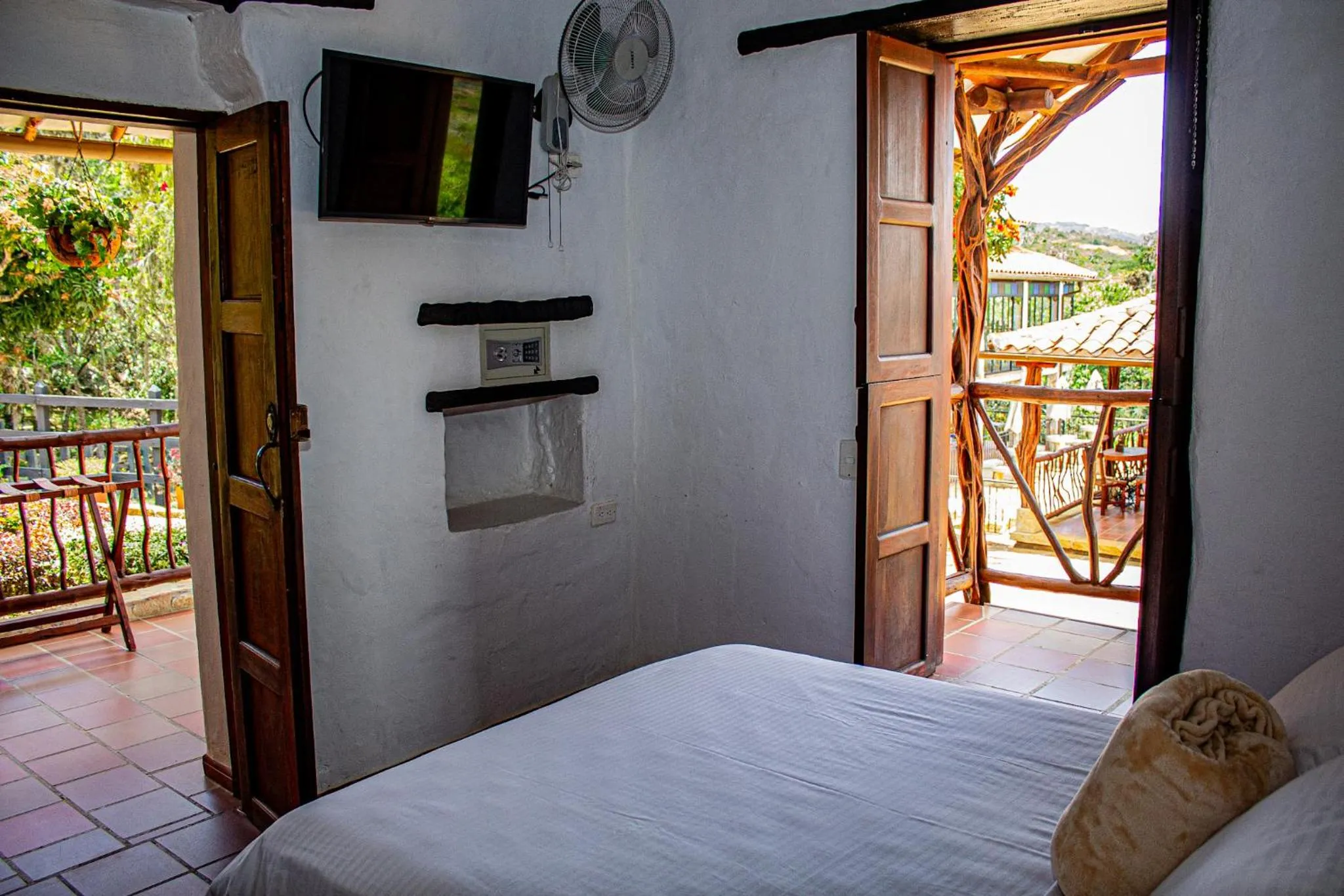 Bed in Hotel Campestre Ataraxia Barichara