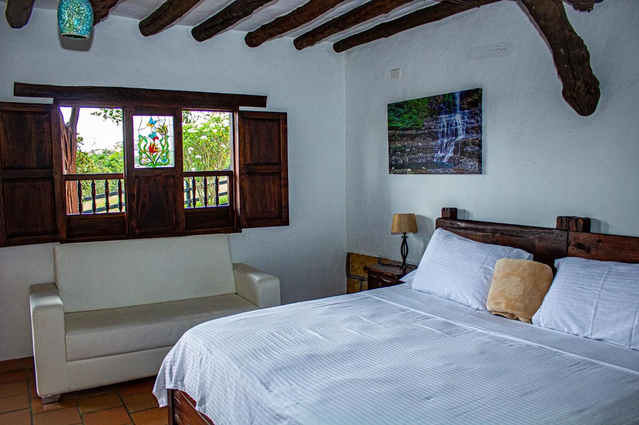 Bed in Hotel Campestre Ataraxia Barichara