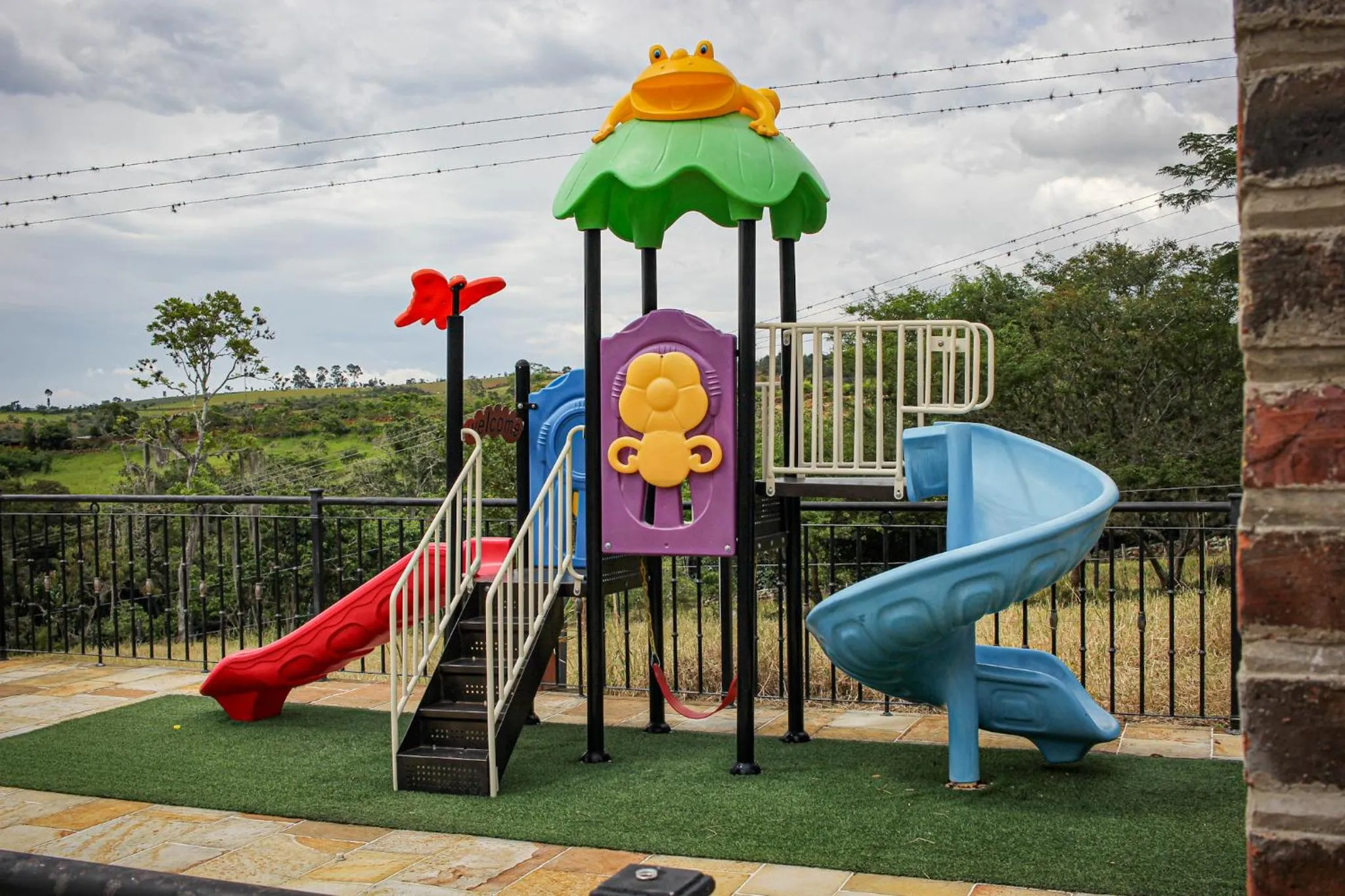 Children play ground in Hotel Campestre Ataraxia Barichara