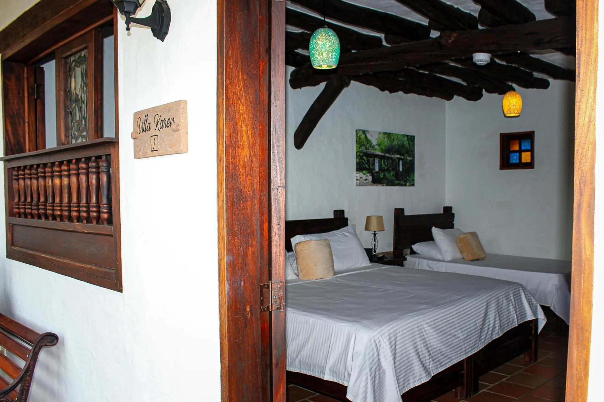 Bed in Hotel Campestre Ataraxia Barichara