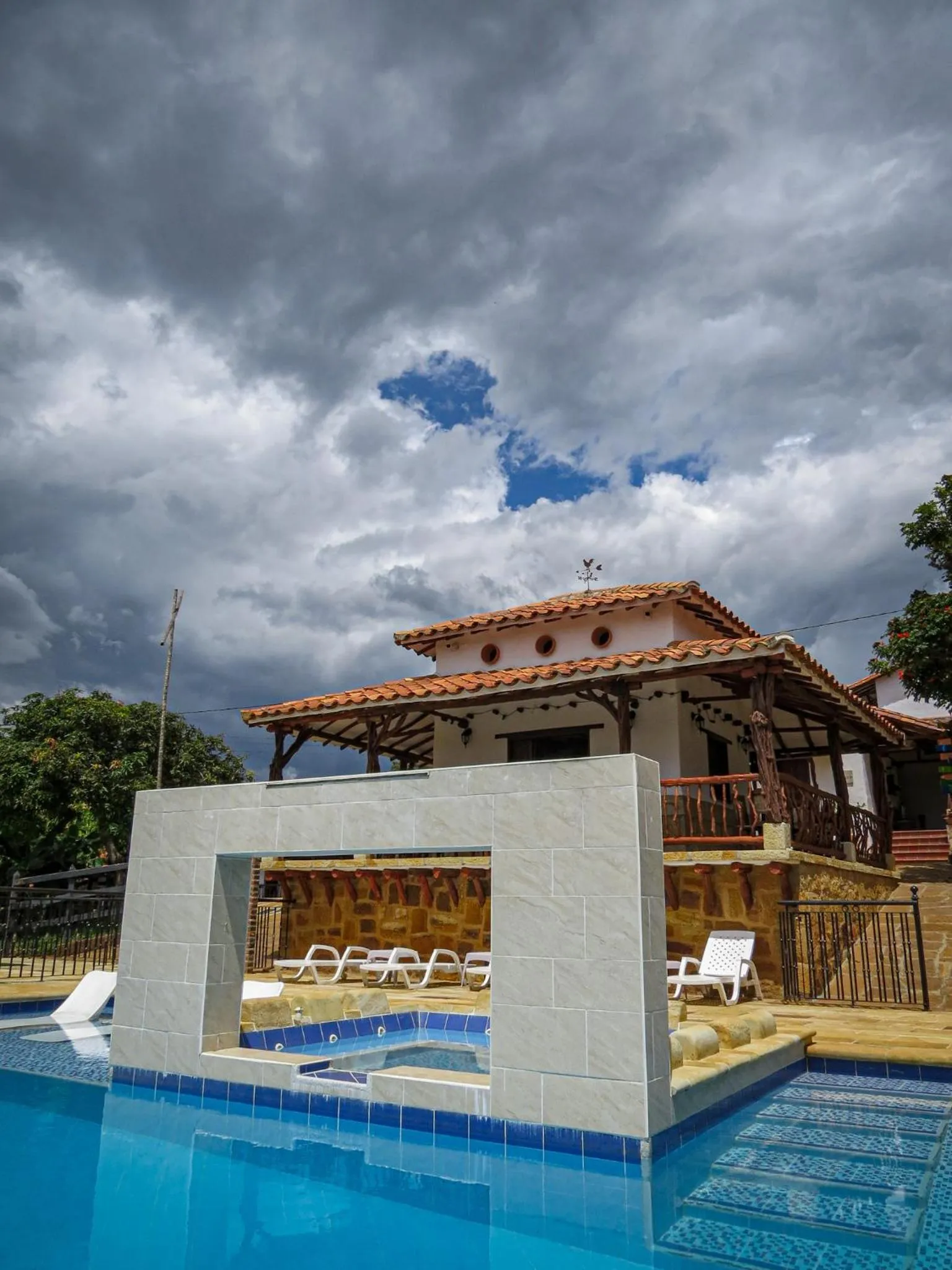 Property building in Hotel Campestre Ataraxia Barichara