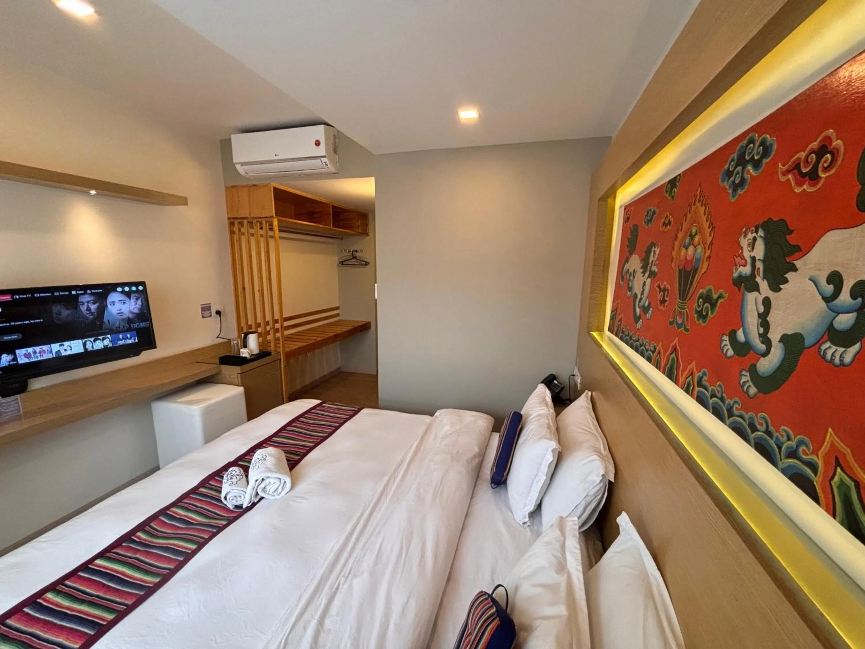 Photo of the whole room, Bed in ViaVia Boutique Hotel - Kathmandu