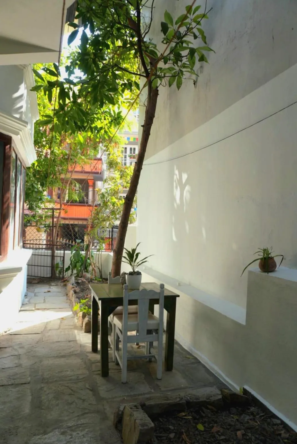 Patio in ViaVia Boutique Hotel - Kathmandu