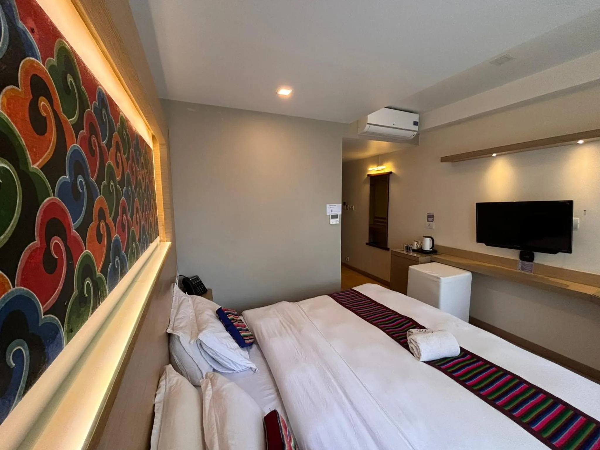 Bedroom, Bed in ViaVia Boutique Hotel - Kathmandu