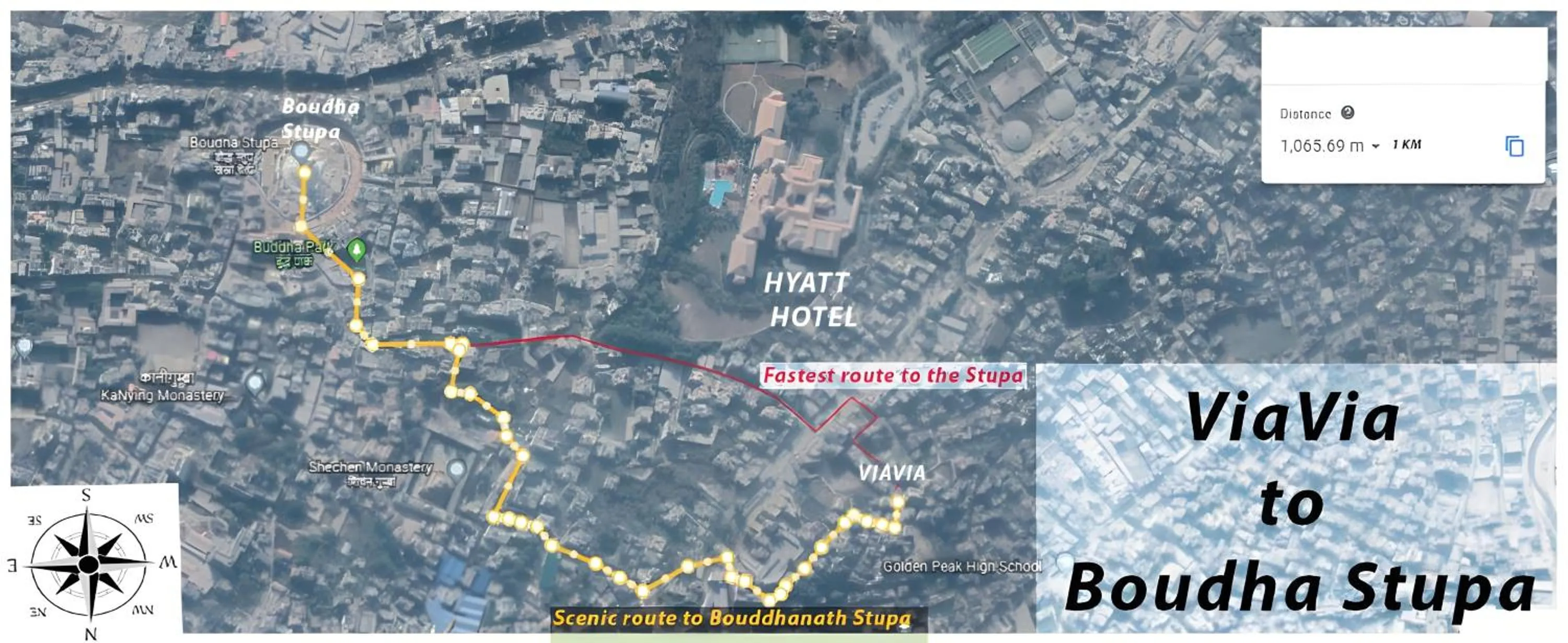 Nearby landmark in ViaVia Boutique Hotel - Kathmandu