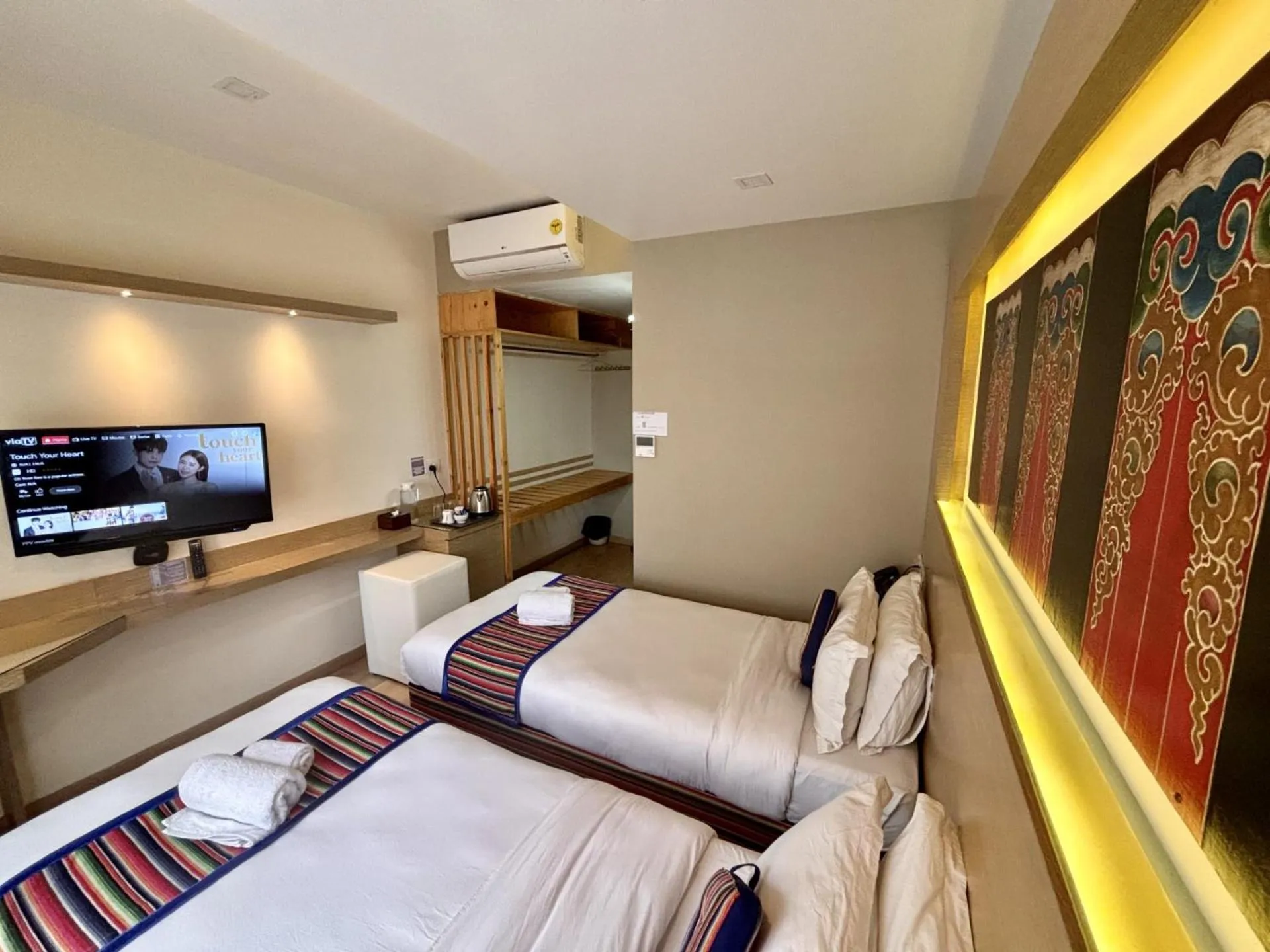 Photo of the whole room, Bed in ViaVia Boutique Hotel - Kathmandu