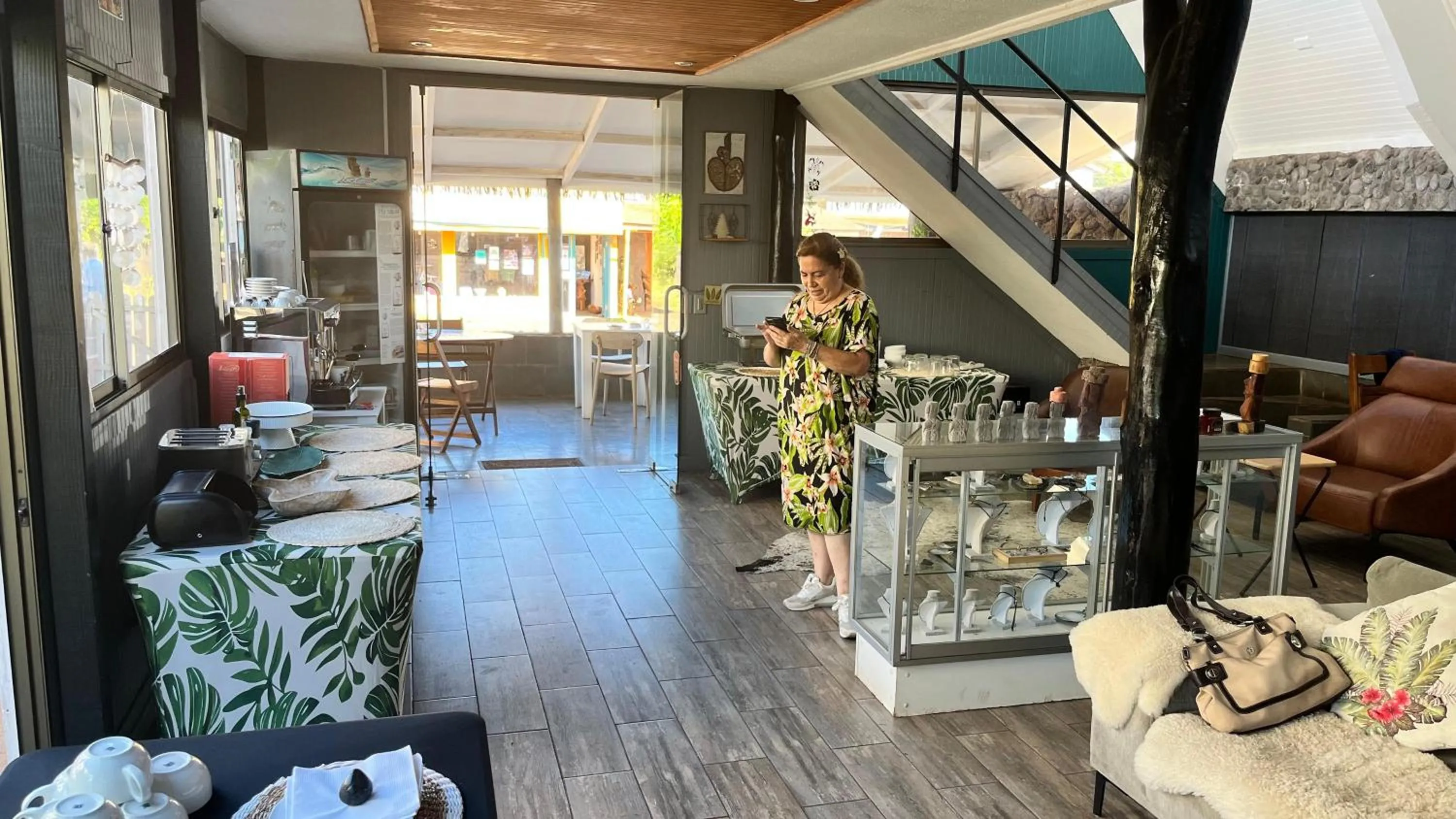 Staff in Inaki Uhi Hotel