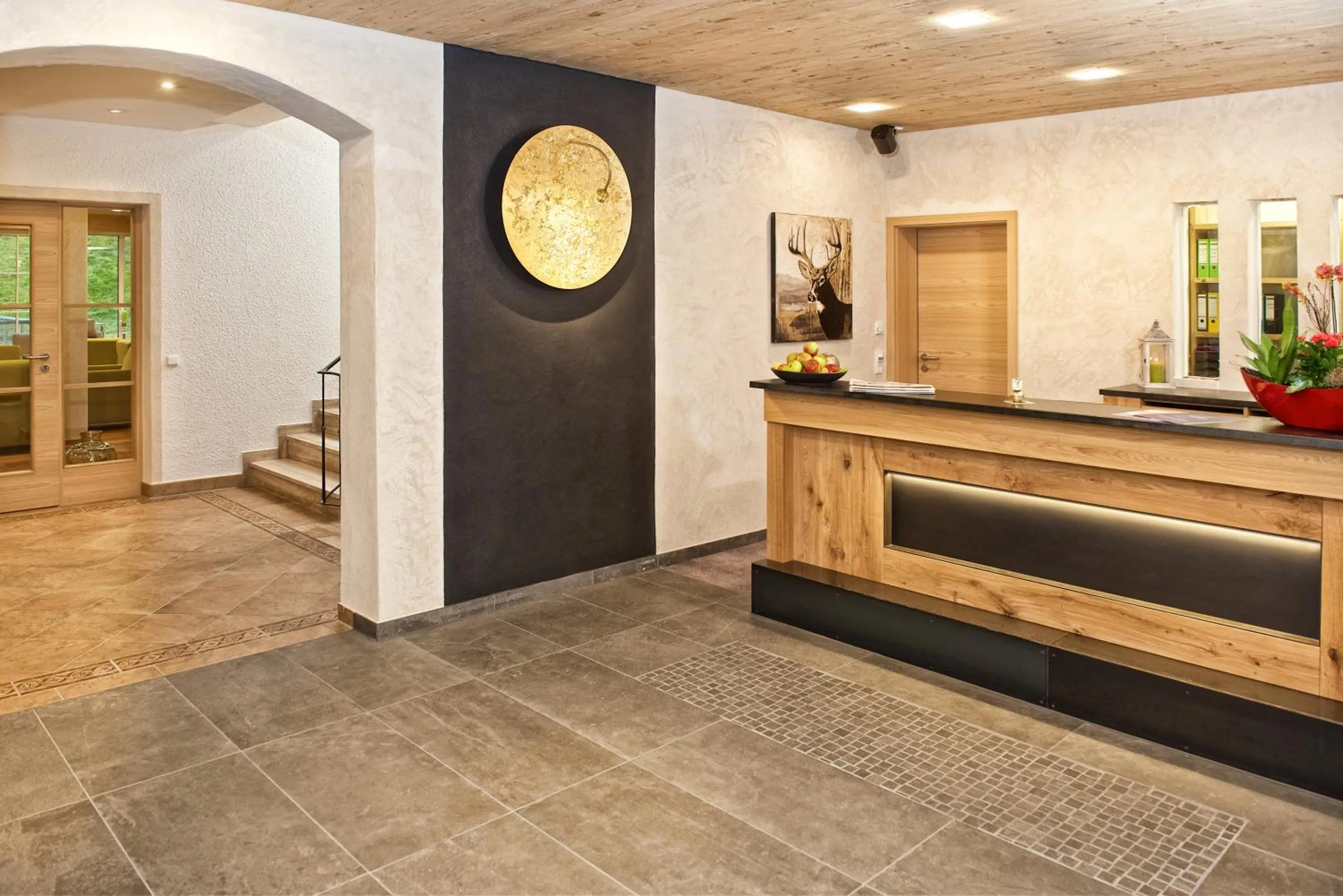 Lobby or reception in Interest Vitalhotel - Partnerbetrieb von Oberstaufen PLUS