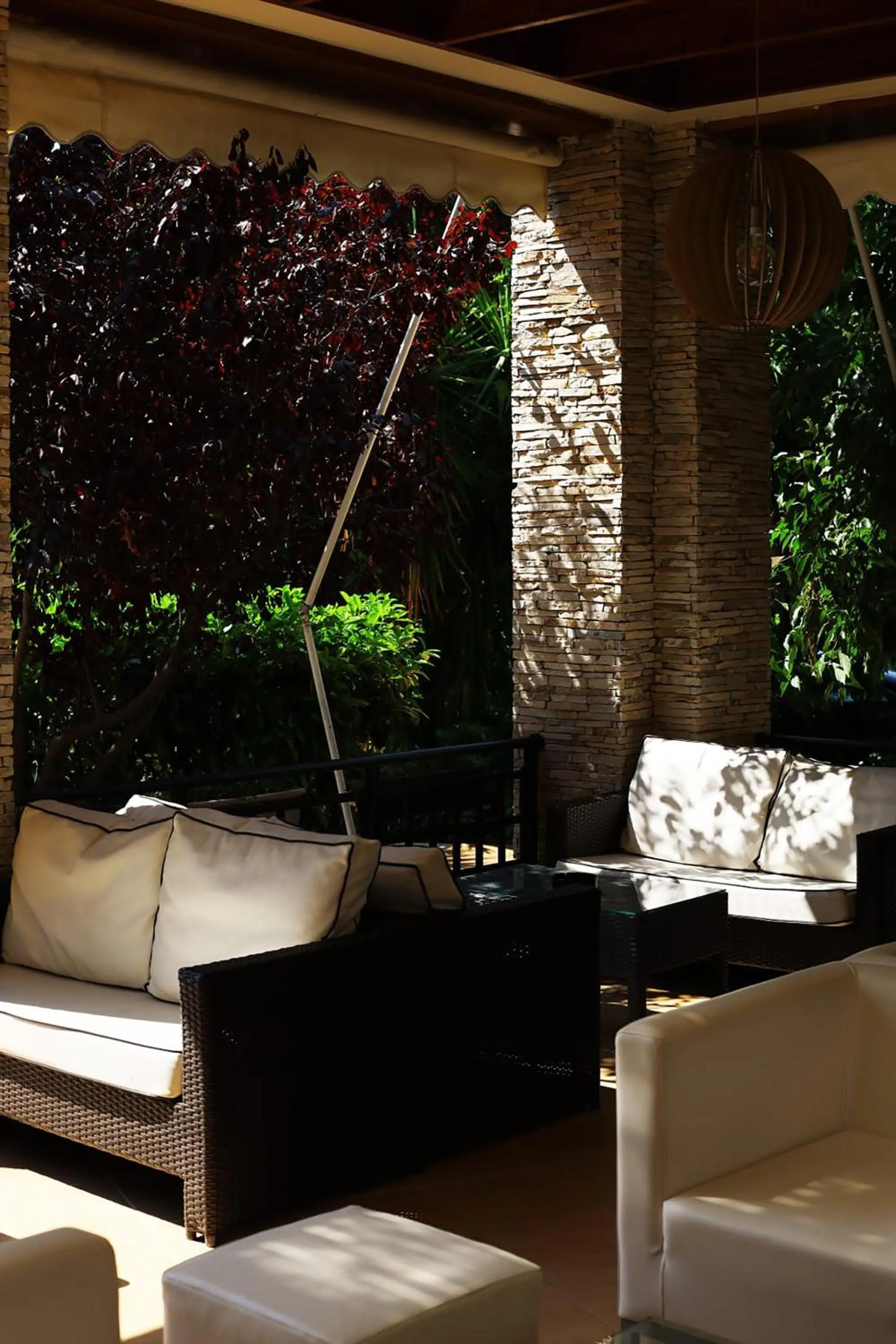 Seating area in Rapo's Resort Hotel