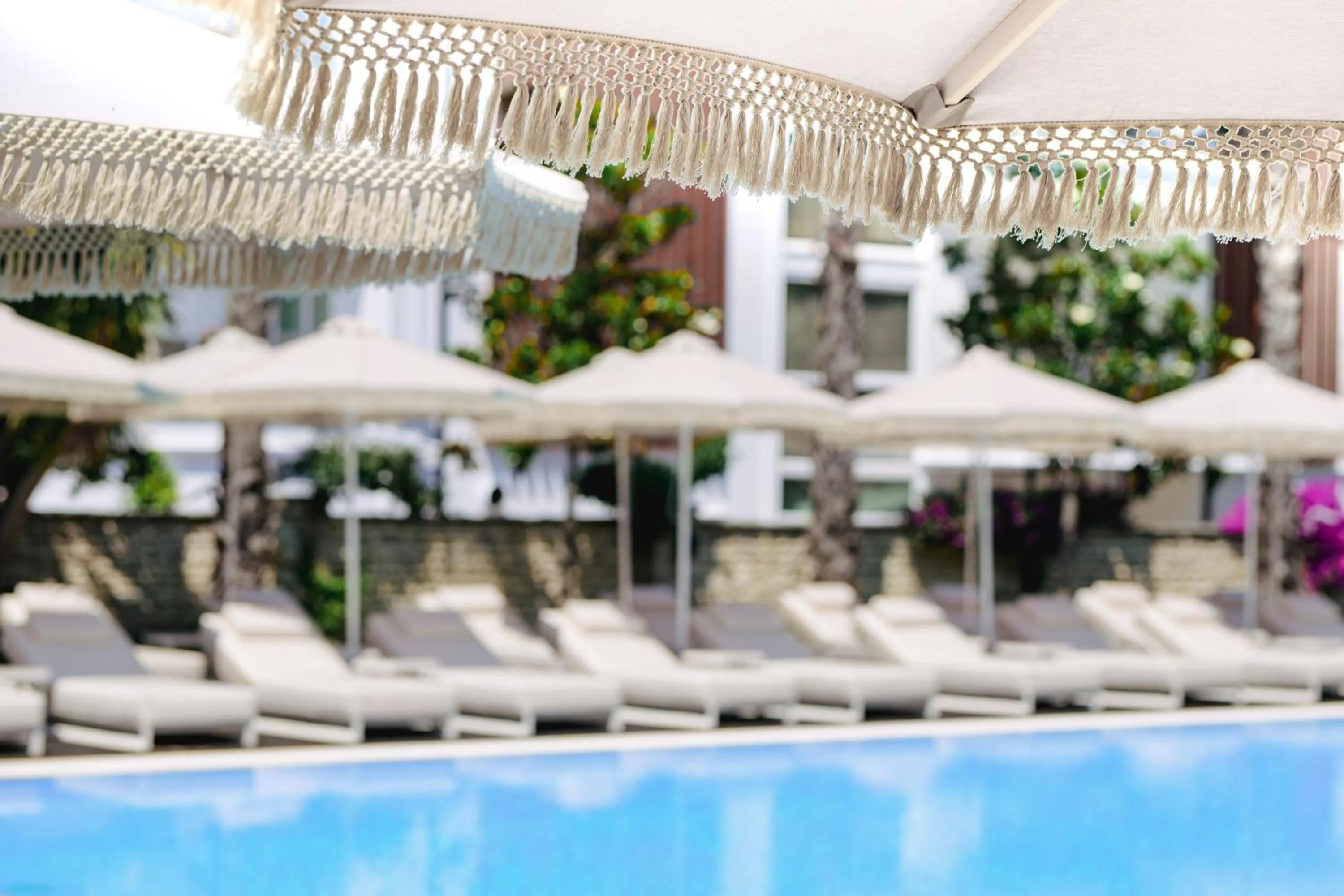 Pool view in Rapo's Resort Hotel