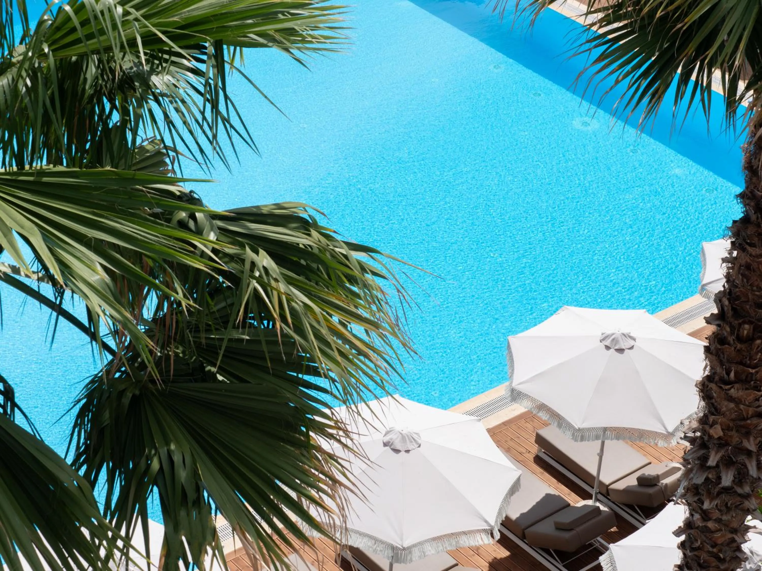 Pool view in Rapo's Resort Hotel