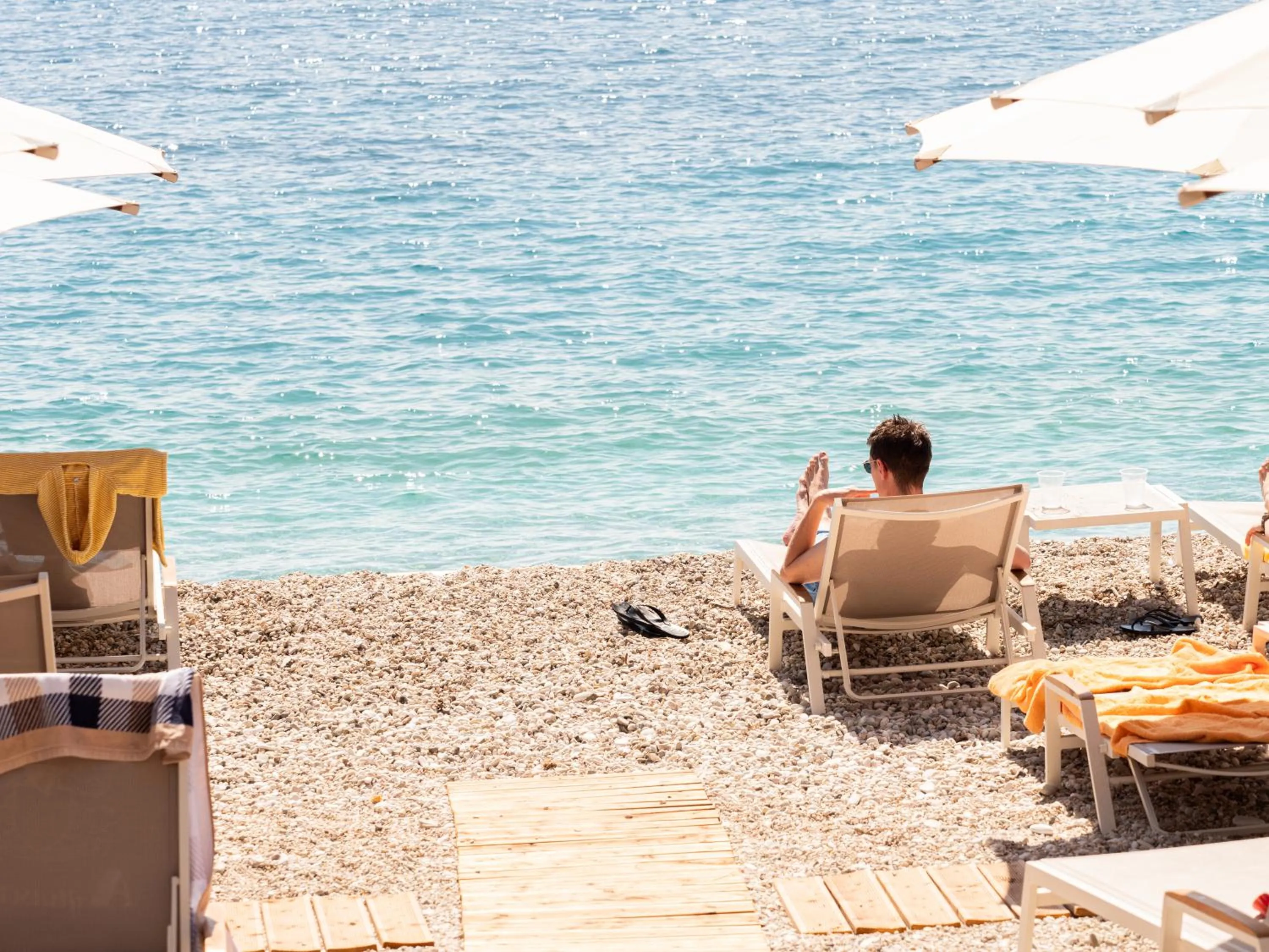 People in Rapo's Resort Hotel