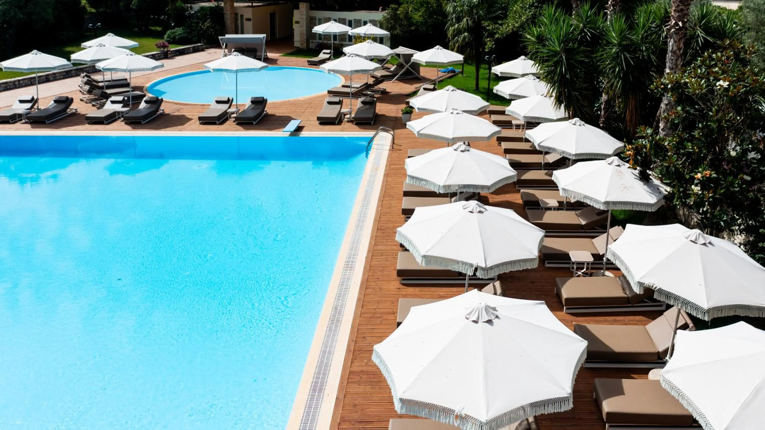 Pool view in Rapo's Resort Hotel