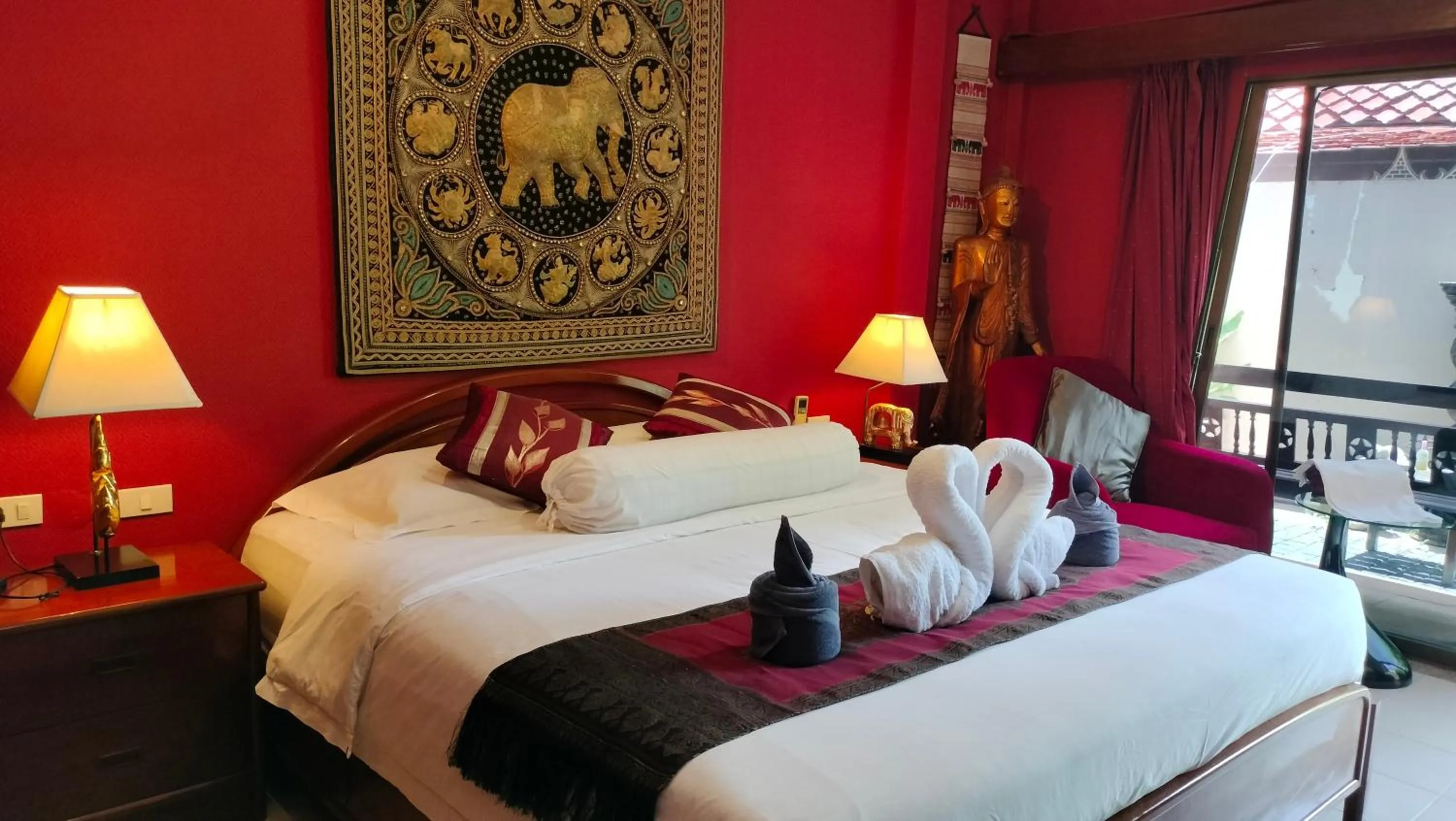 Bed in LePrive Resort