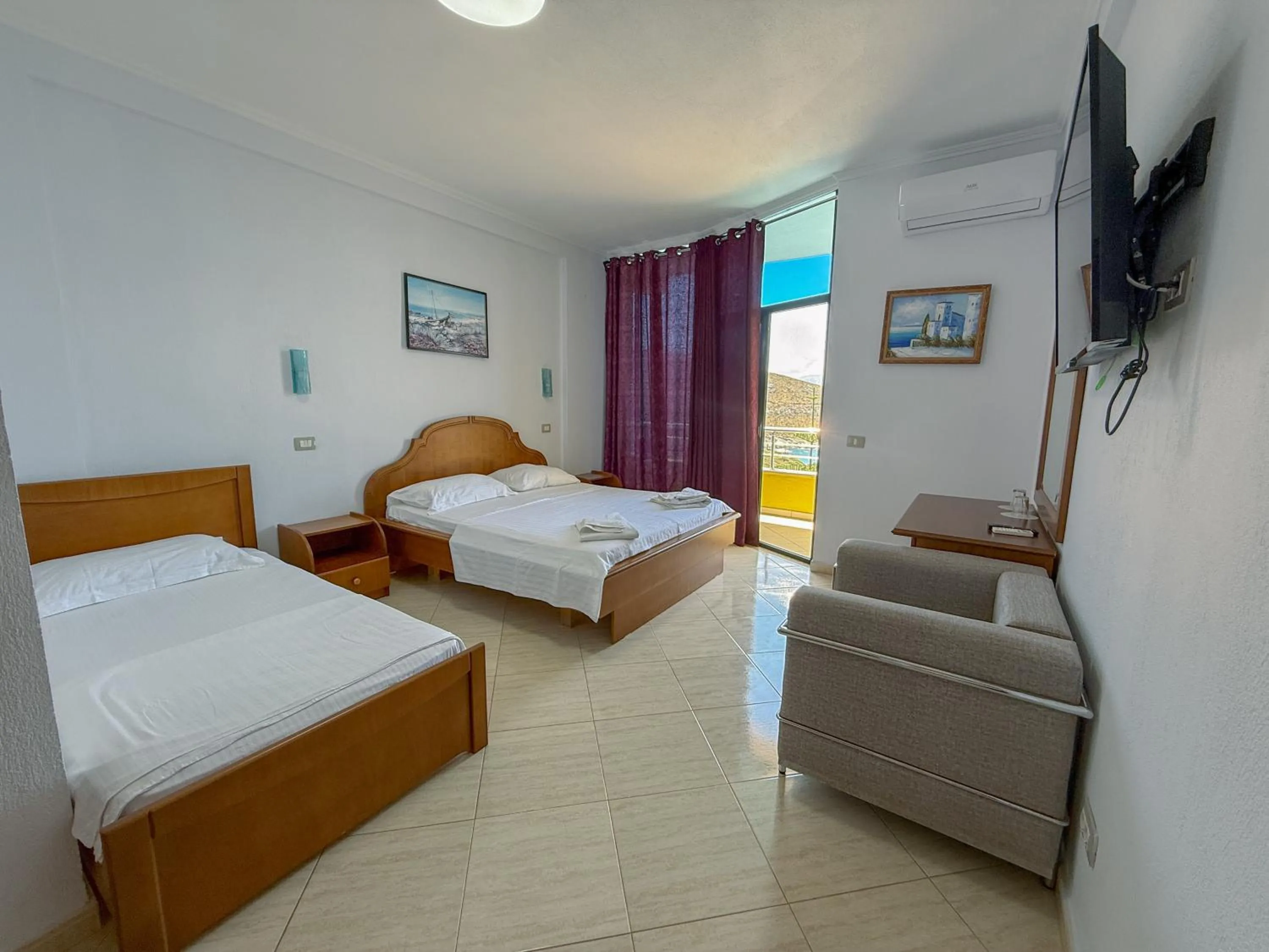 Bedroom, Bed in Hotel Bahamas