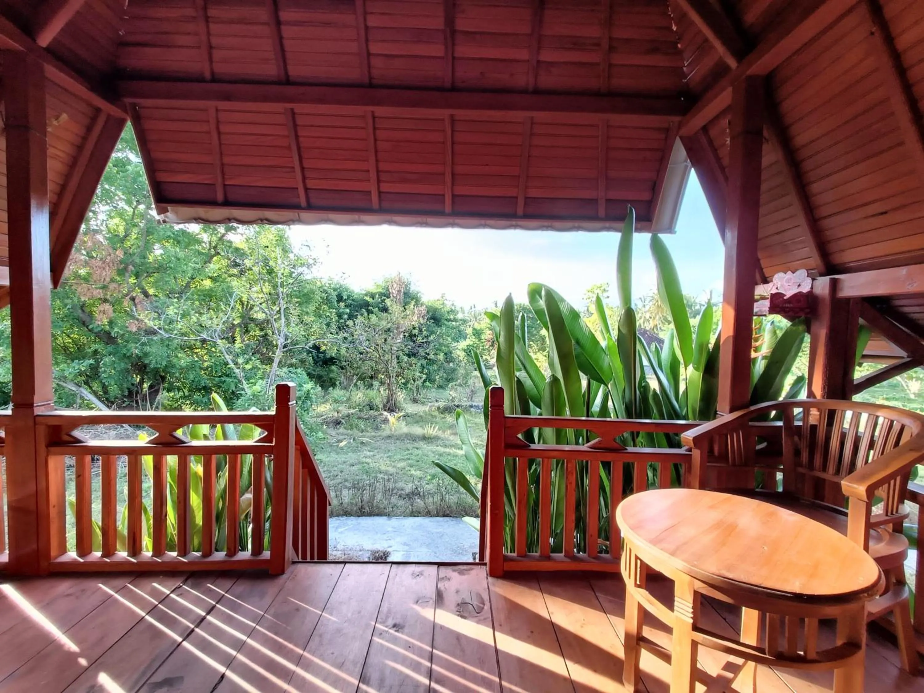 Patio in Dekara Cottages