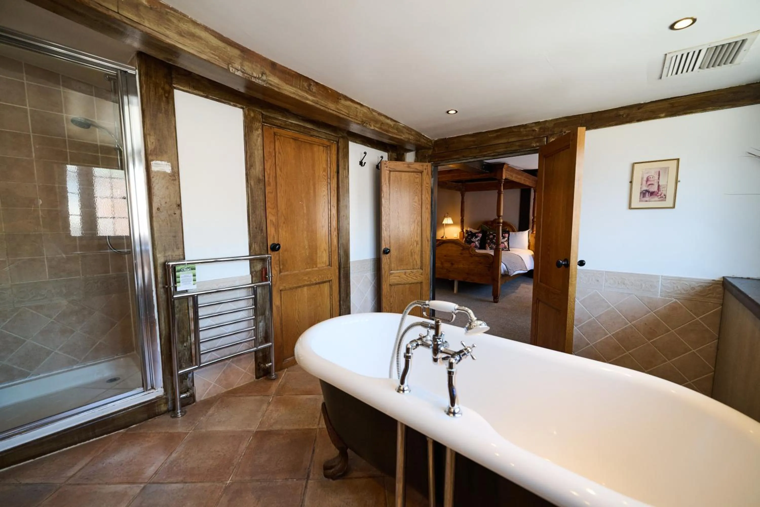 Bathroom in White Hart, Exeter by Marston's Inns