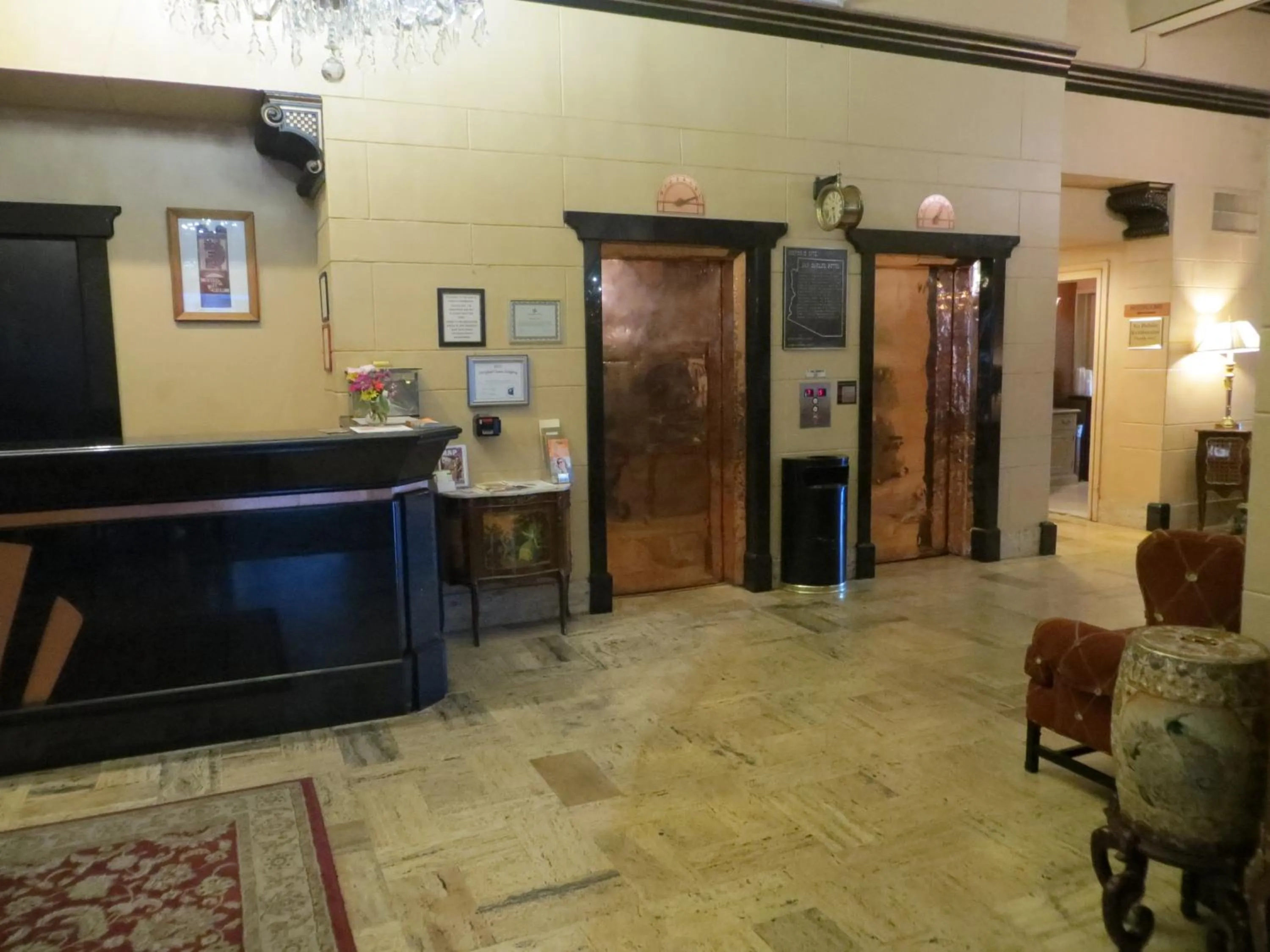 Lobby or reception in Hotel San Carlos