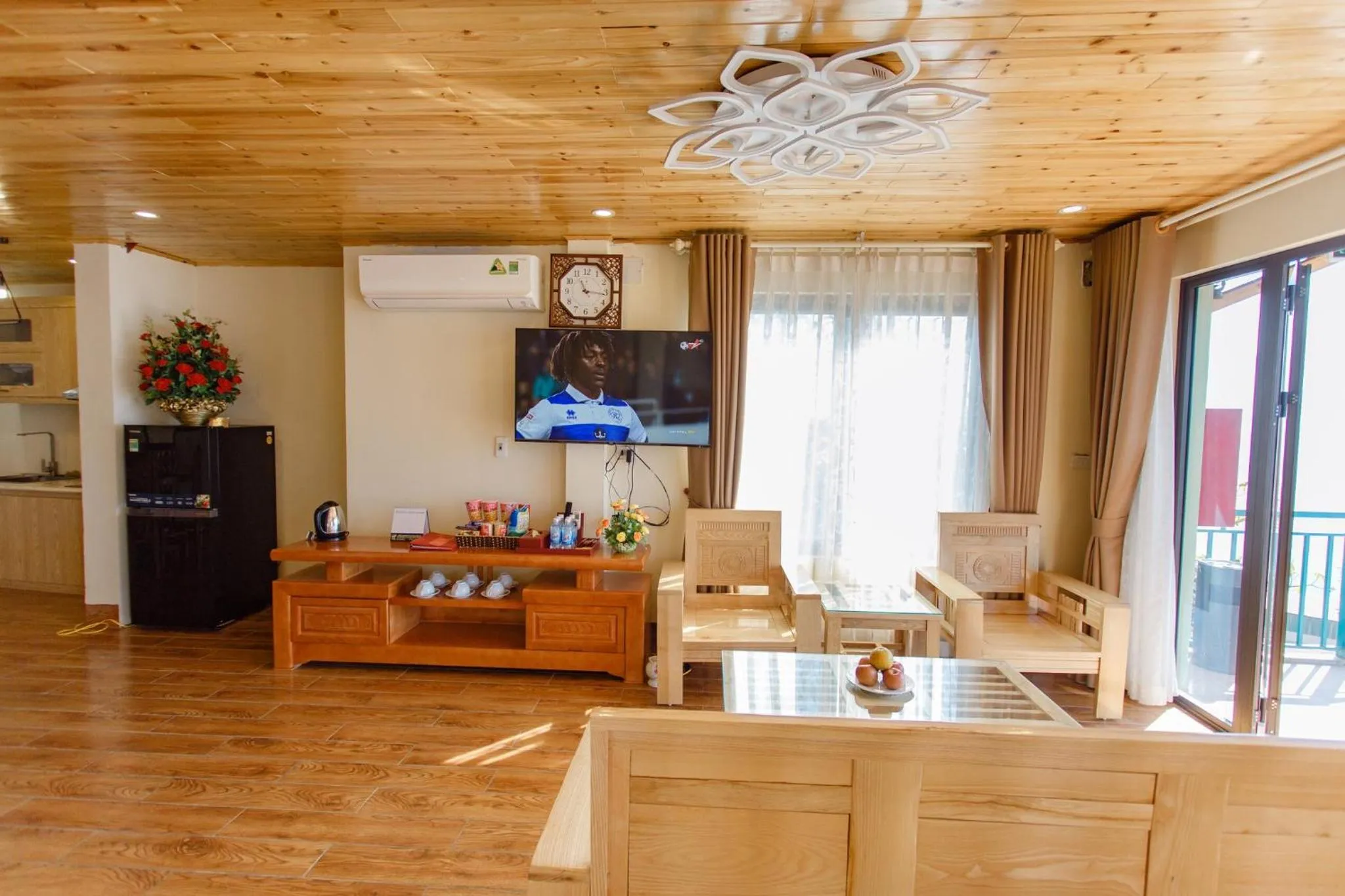 Living room in SaPa Retreat Condotel