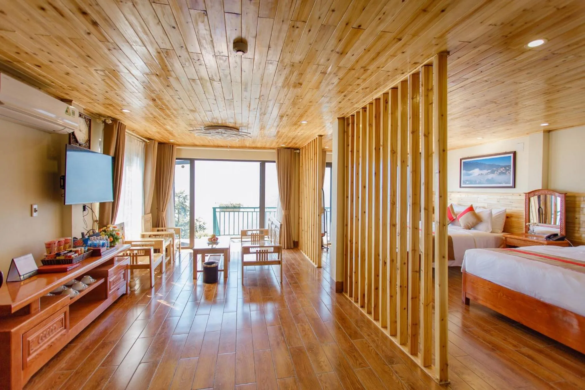 Living room in SaPa Retreat Condotel