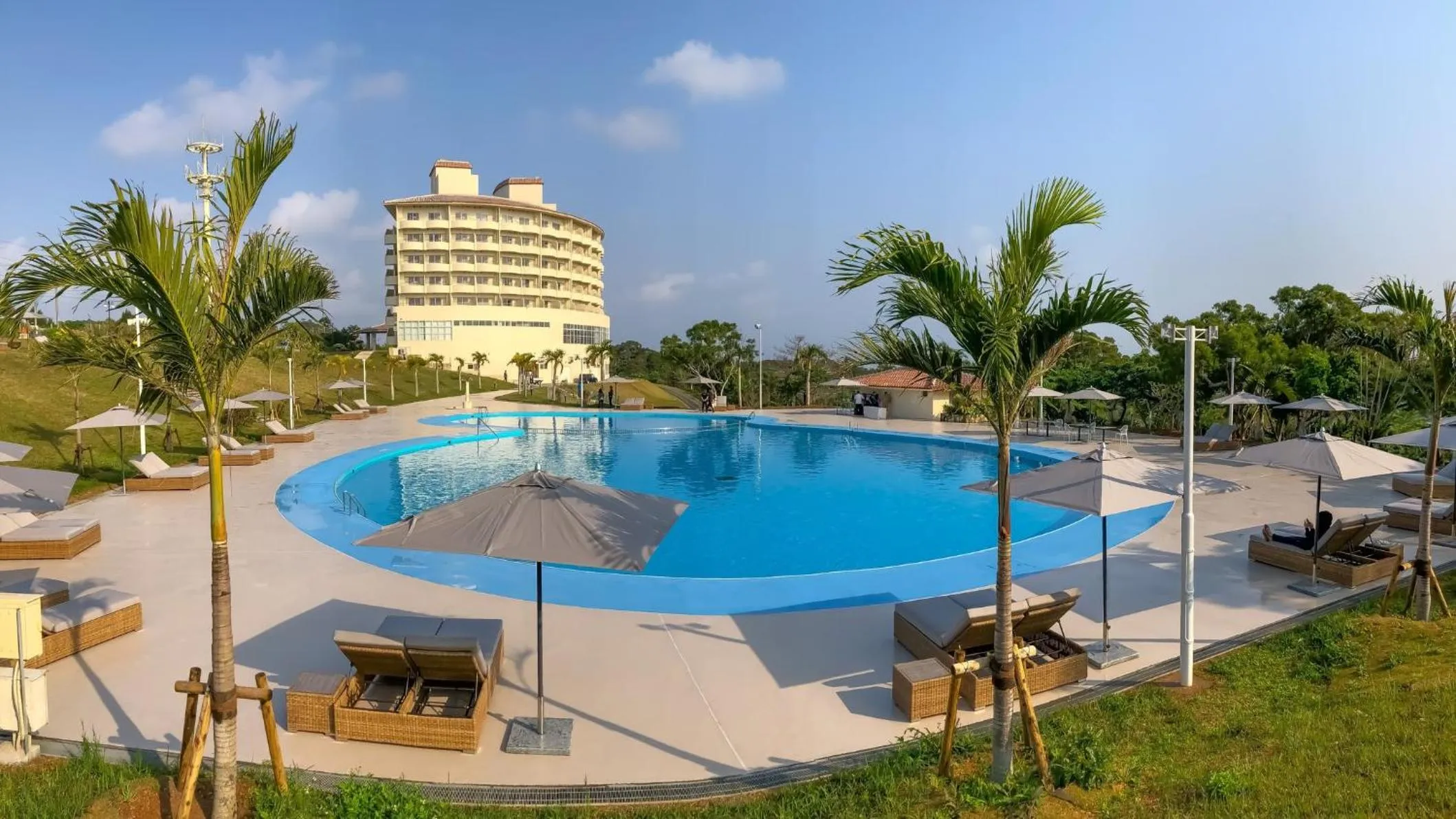 Swimming pool in ANA Crowne Plaza Resort Okinawa Uruma Hills By IHG