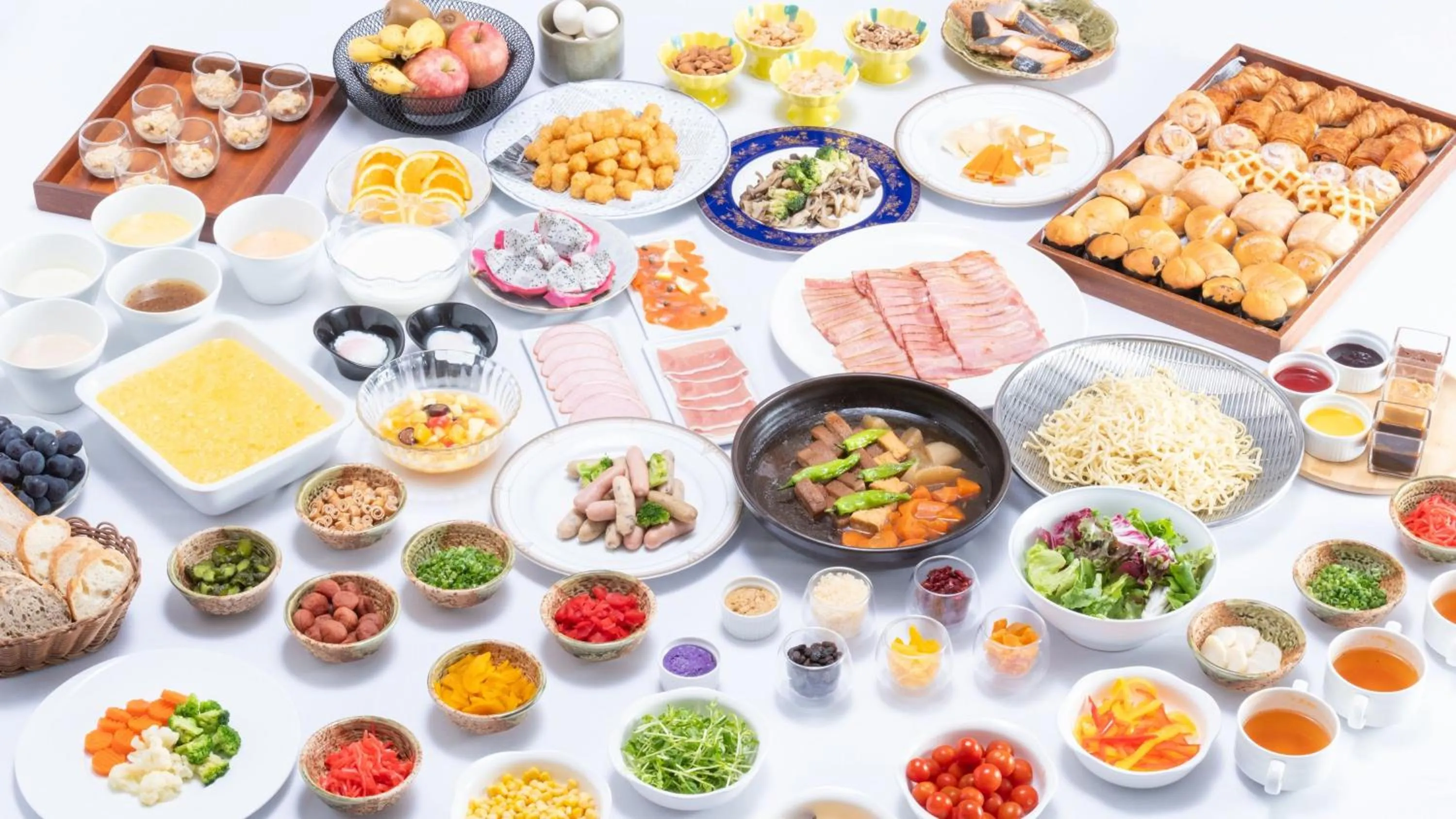 Breakfast in ANA Crowne Plaza Resort Okinawa Uruma Hills By IHG