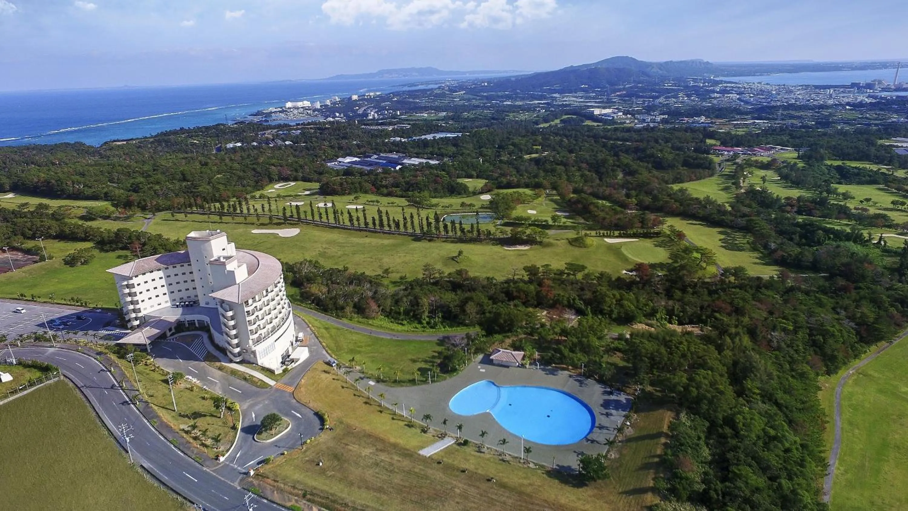 Property building in ANA Crowne Plaza Resort Okinawa Uruma Hills By IHG