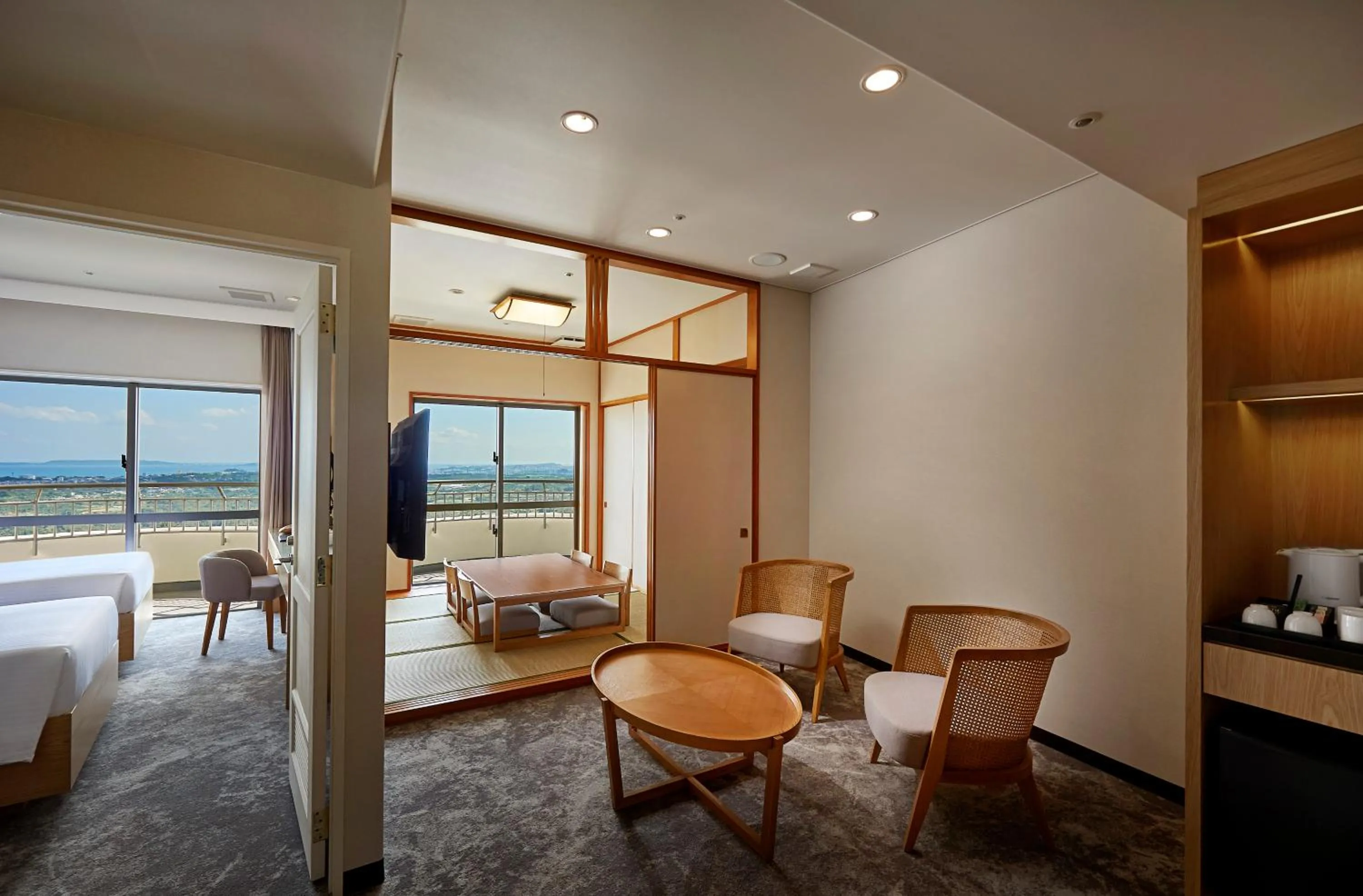 Photo of the whole room, Bed in ANA Crowne Plaza Resort Okinawa Uruma Hills By IHG