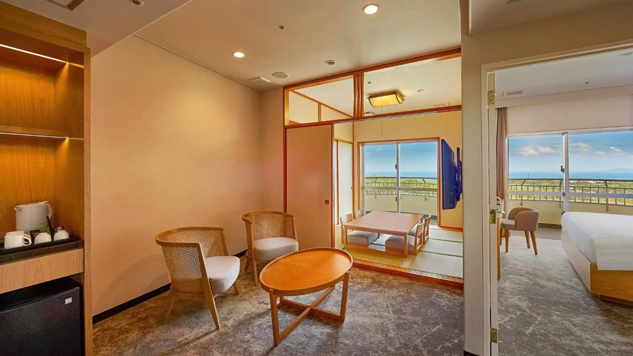 Photo of the whole room, Bed in ANA Crowne Plaza Resort Okinawa Uruma Hills By IHG