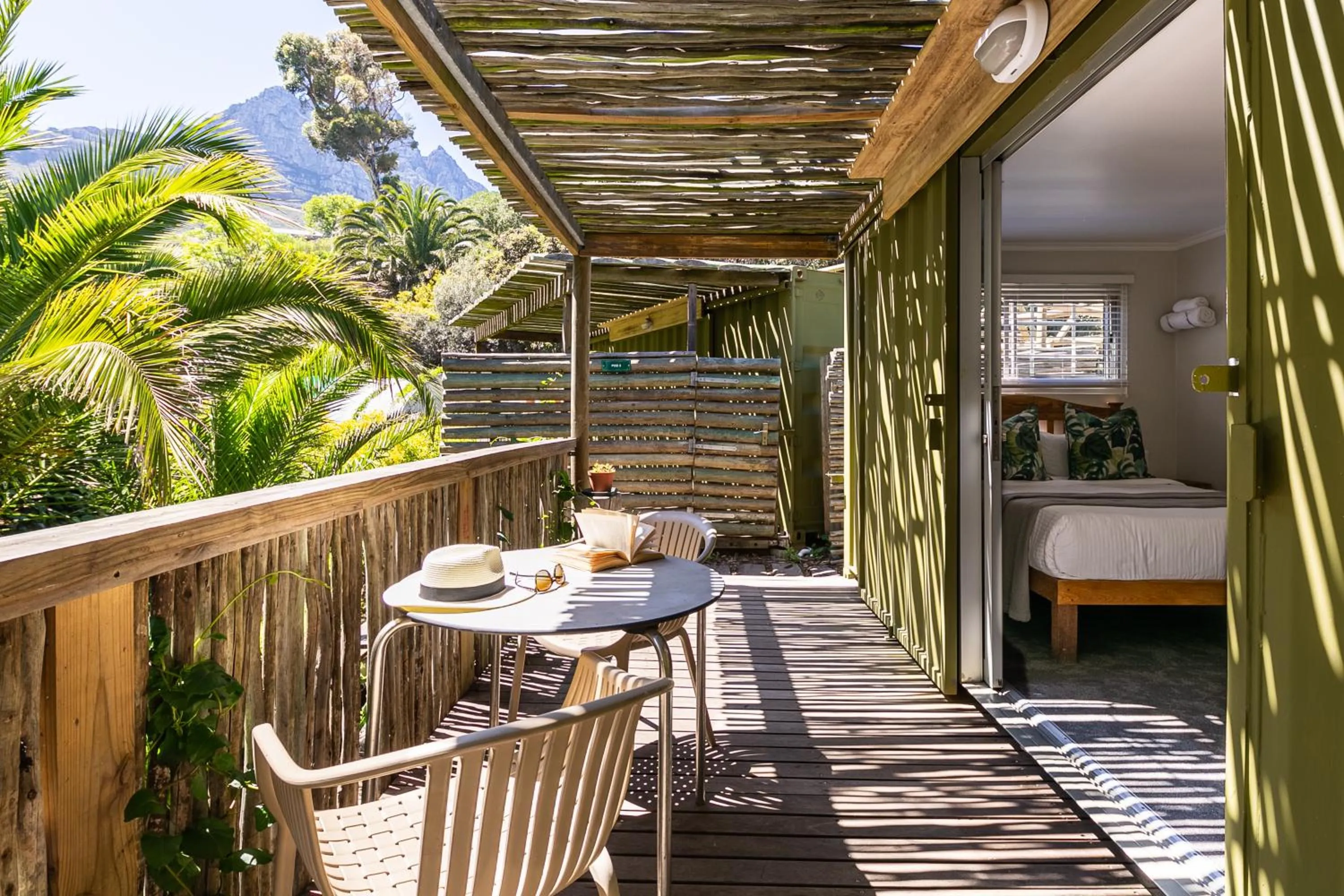 Patio in Camps Bay Forest Pods