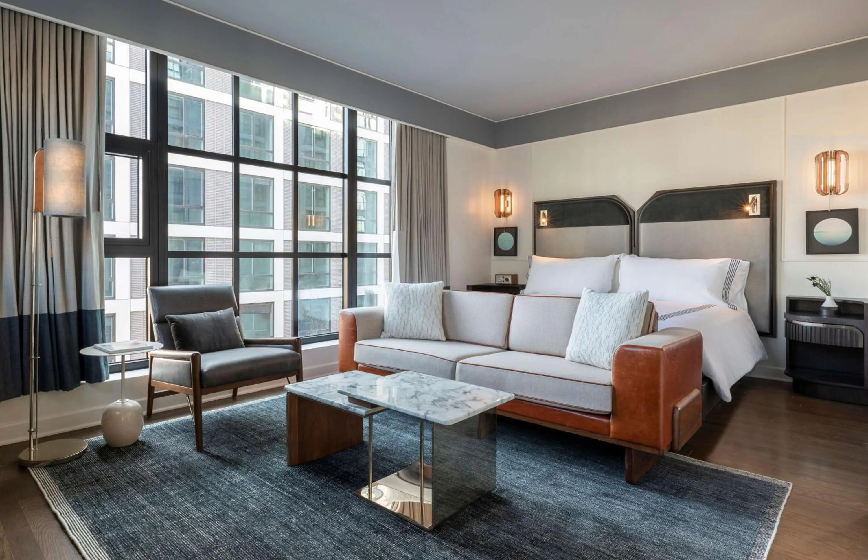 Photo of the whole room, Bed in Thompson Washington DC, by Hyatt