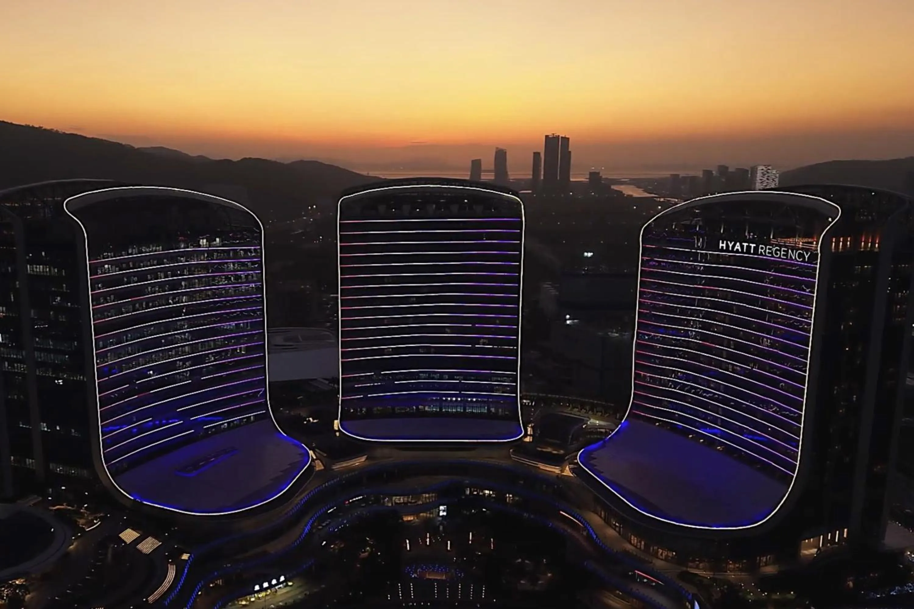 Sunset in Hyatt Regency Hengqin