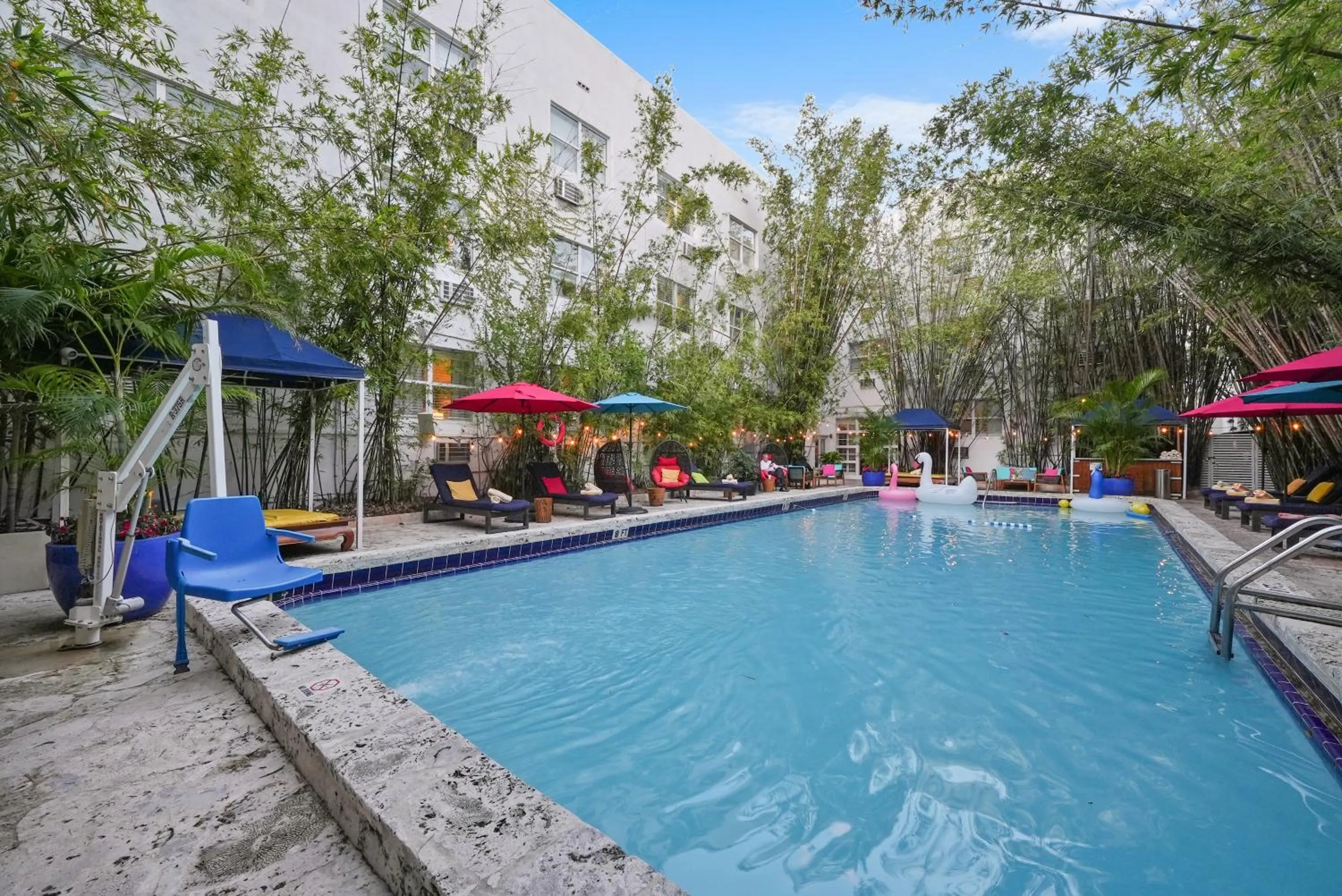 Pool view in Catalina Hotel & Beach Club